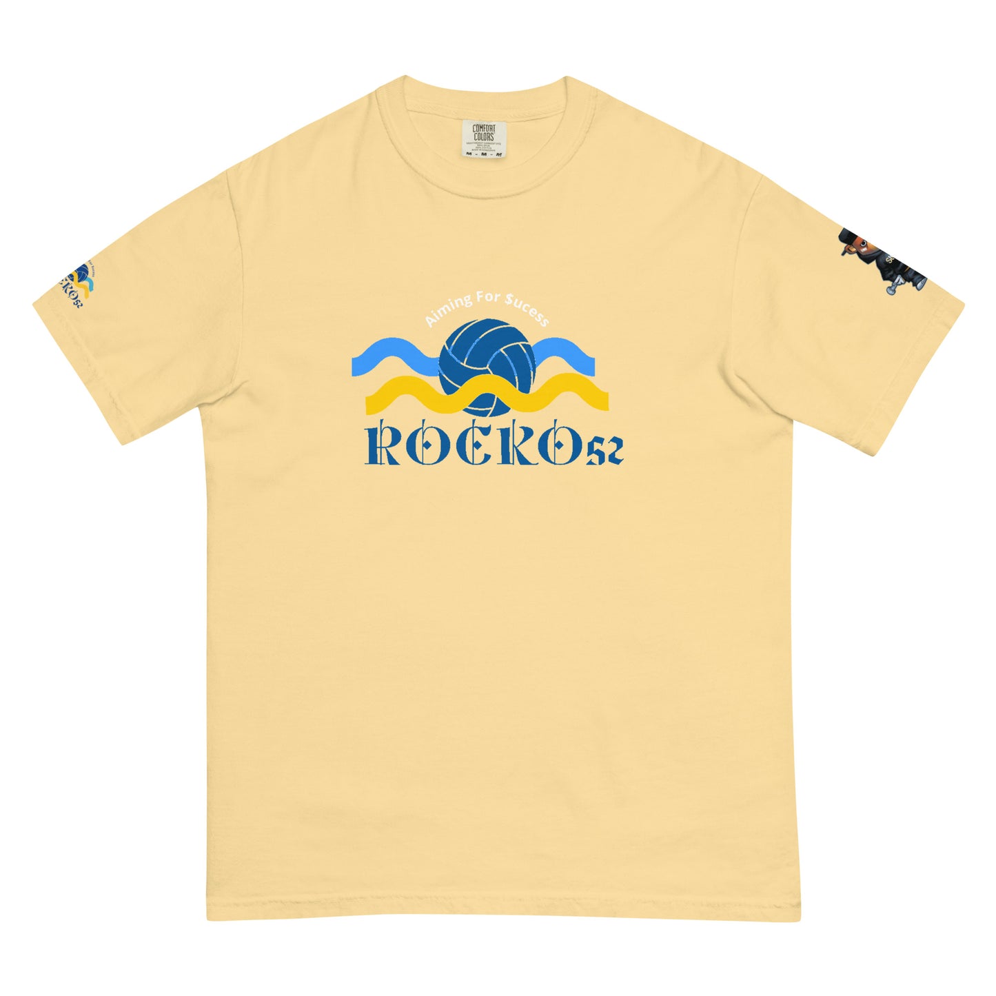 Rocko52 Men’s garment-dyed heavyweight t-shirt