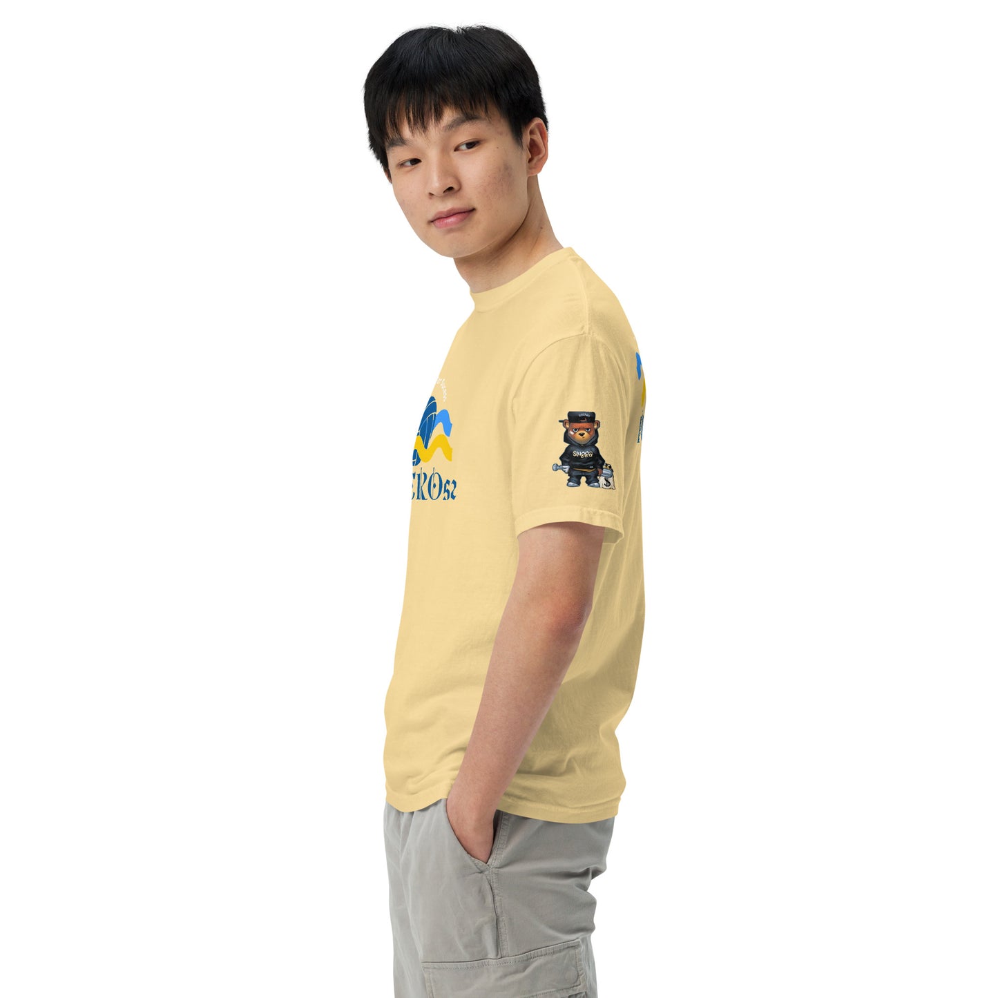 Rocko52 Men’s garment-dyed heavyweight t-shirt
