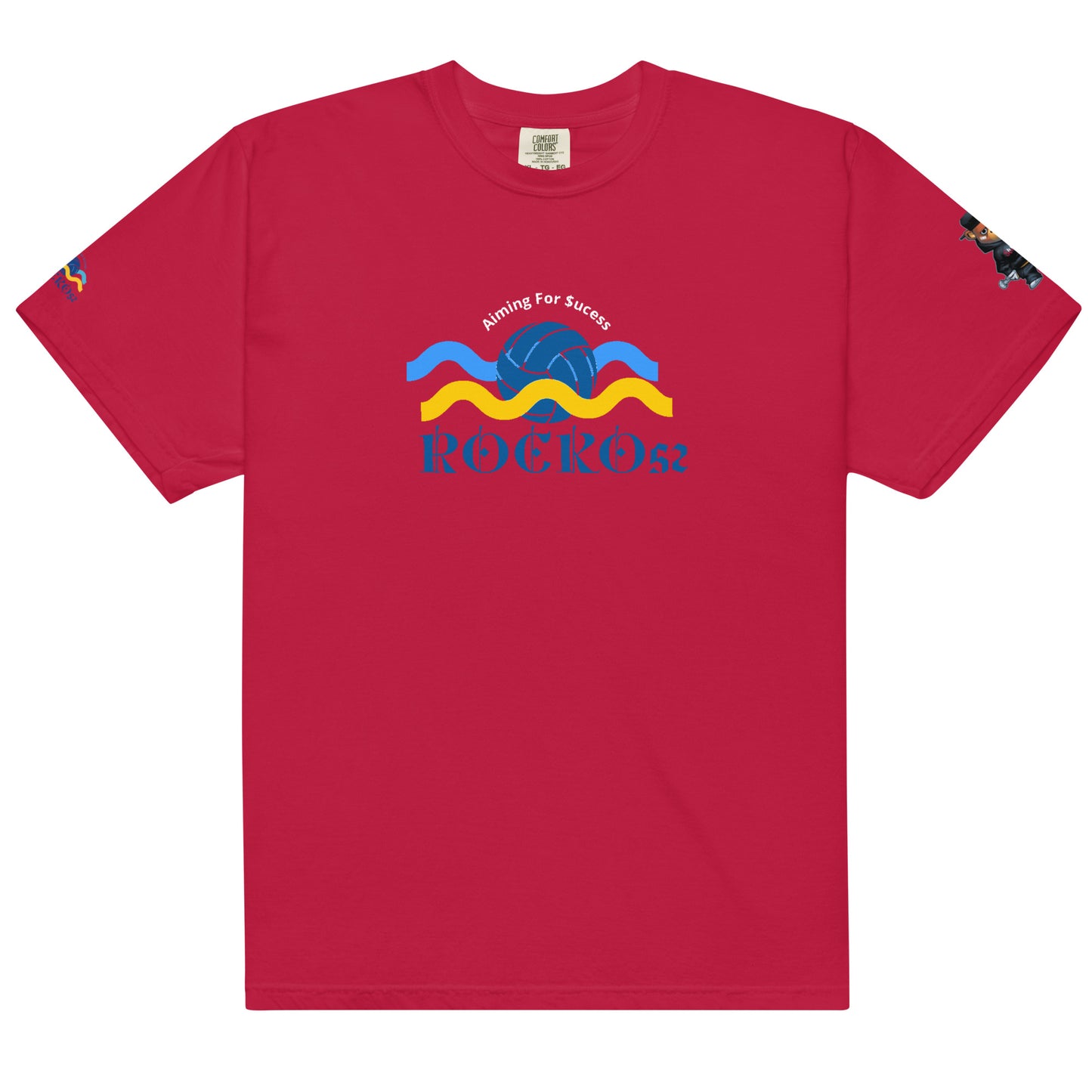Rocko52 Men’s garment-dyed heavyweight t-shirt