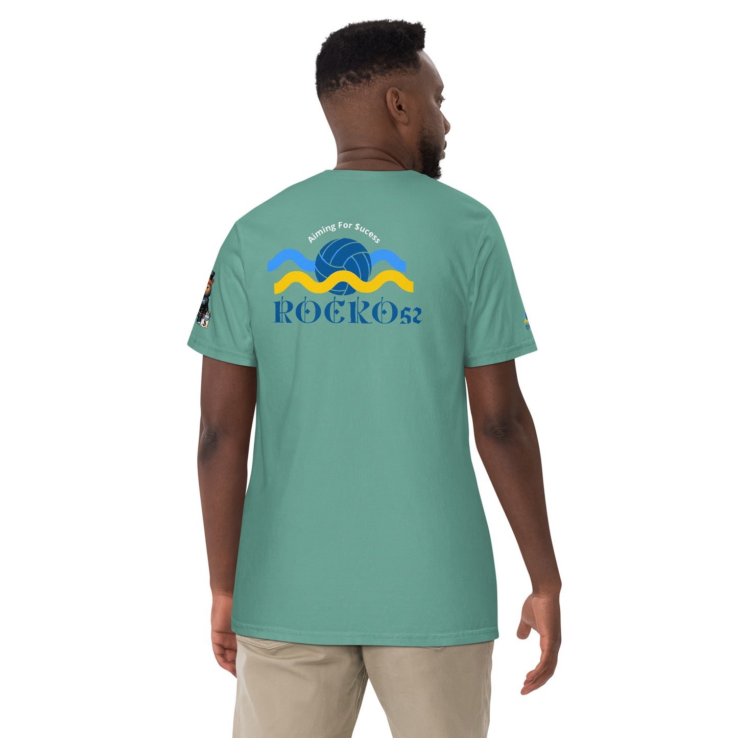 Rocko52 Men’s garment-dyed heavyweight t-shirt
