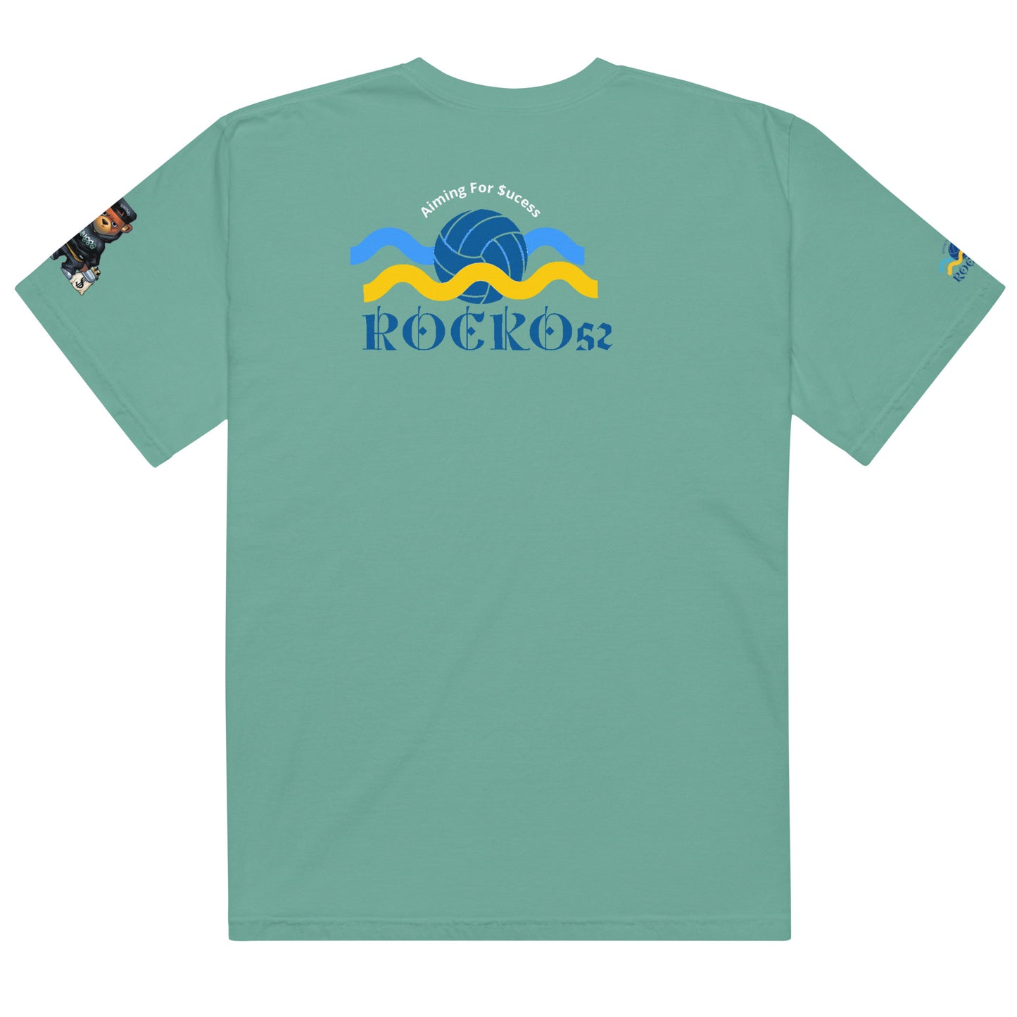 Rocko52 Men’s garment-dyed heavyweight t-shirt