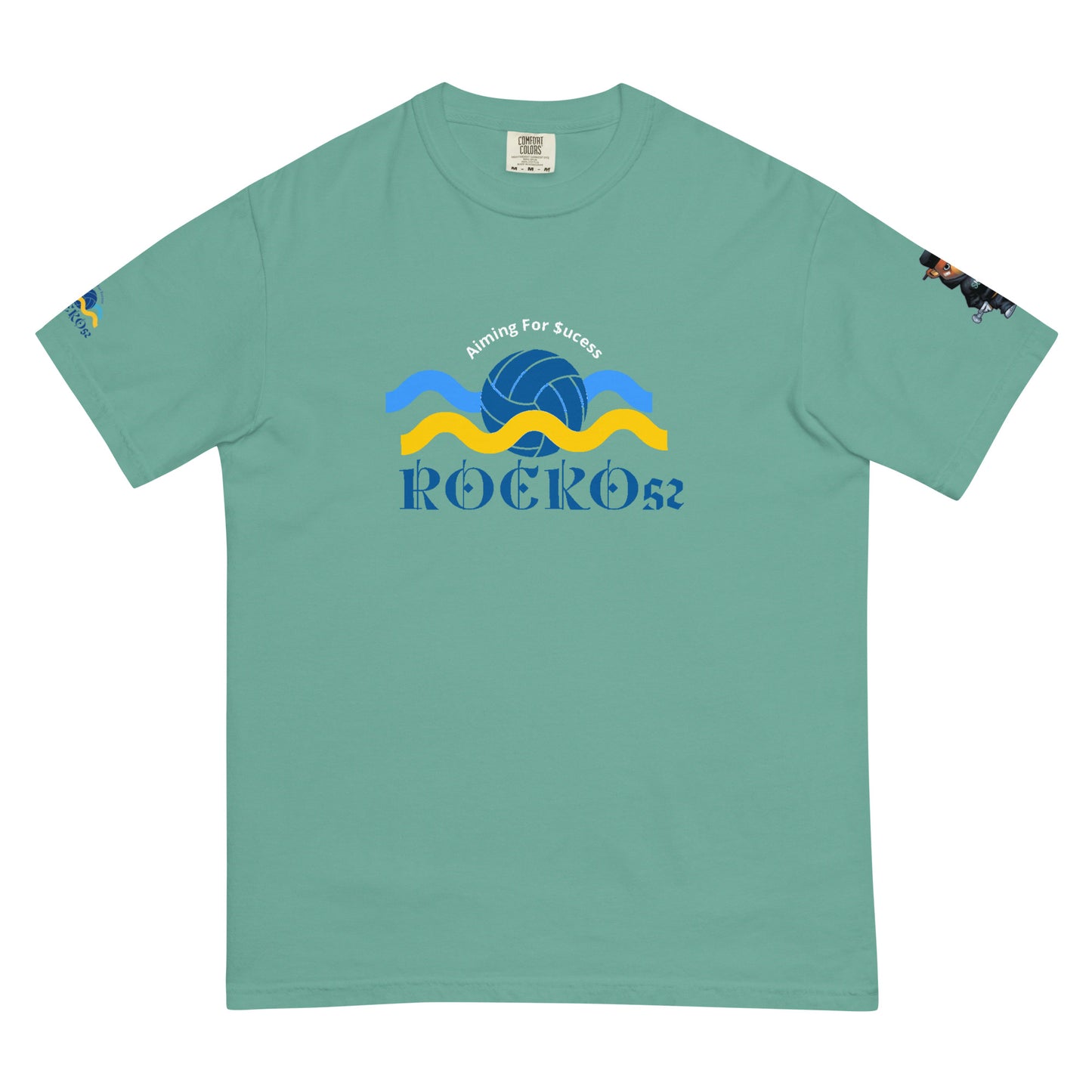 Rocko52 Men’s garment-dyed heavyweight t-shirt