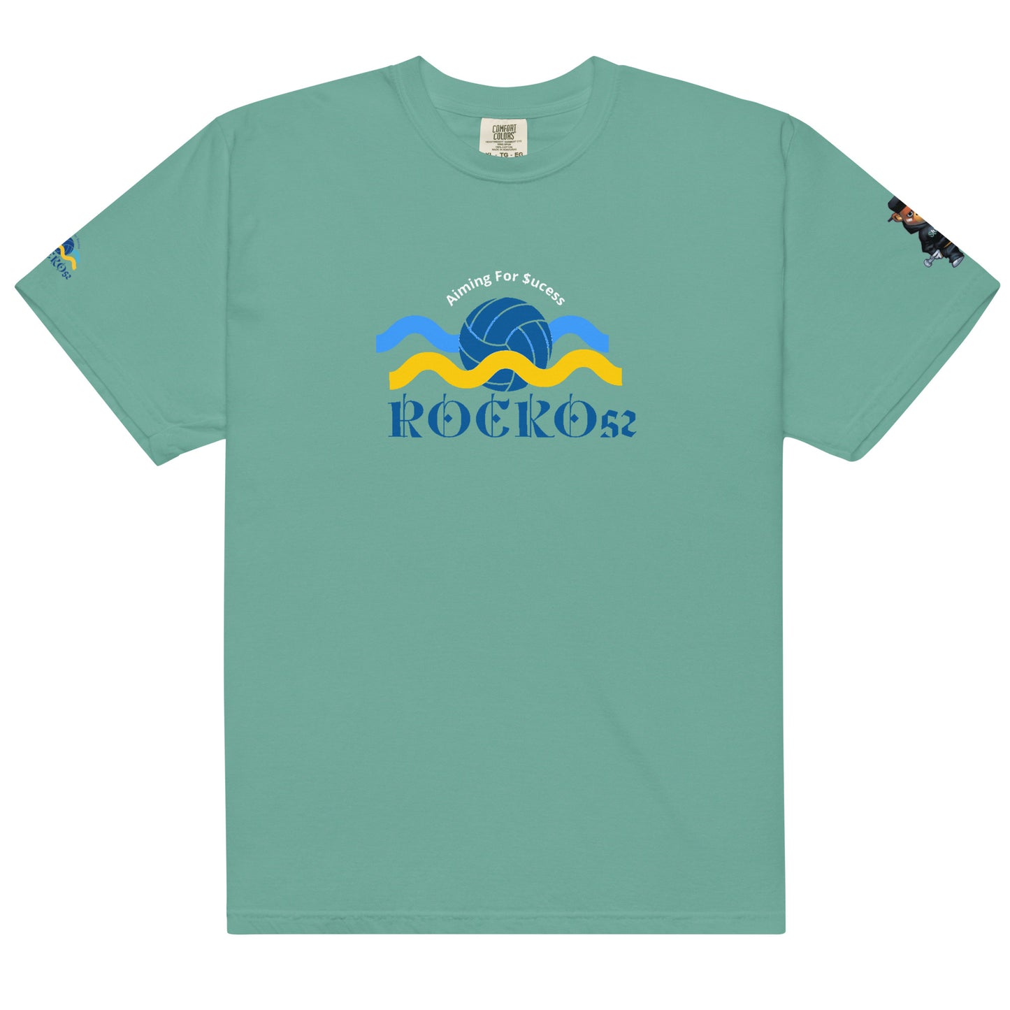 Rocko52 Men’s garment-dyed heavyweight t-shirt