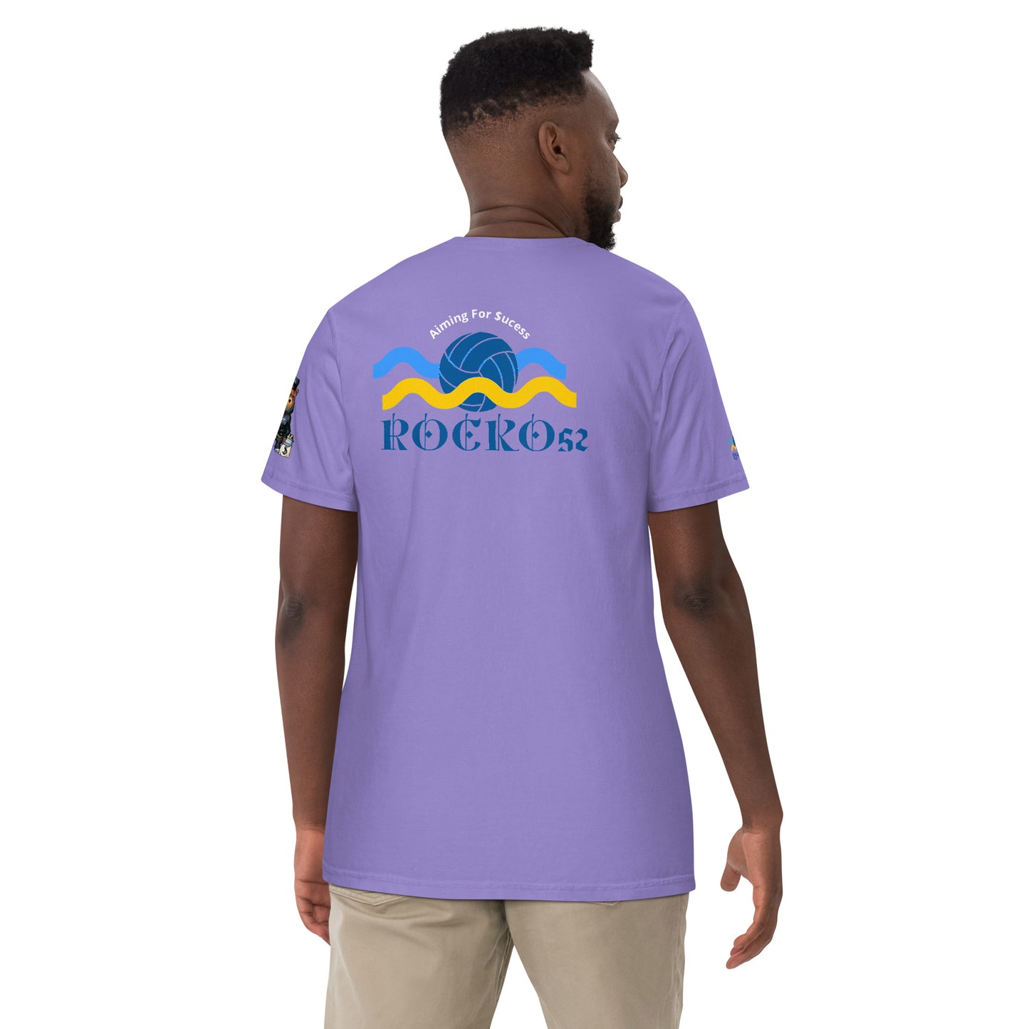 Rocko52 Men’s garment-dyed heavyweight t-shirt