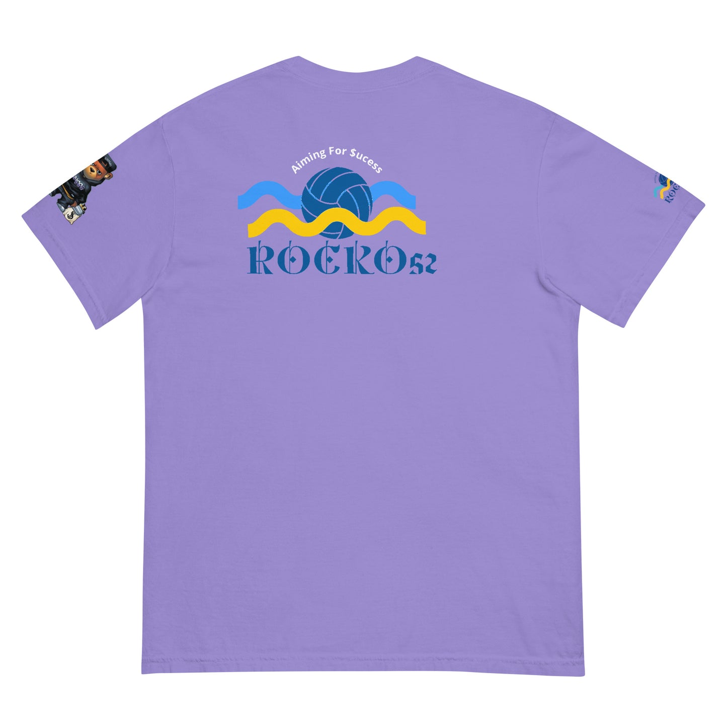 Rocko52 Men’s garment-dyed heavyweight t-shirt