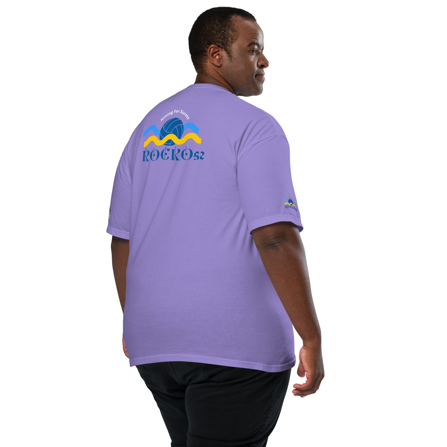 Rocko52 Men’s garment-dyed heavyweight t-shirt