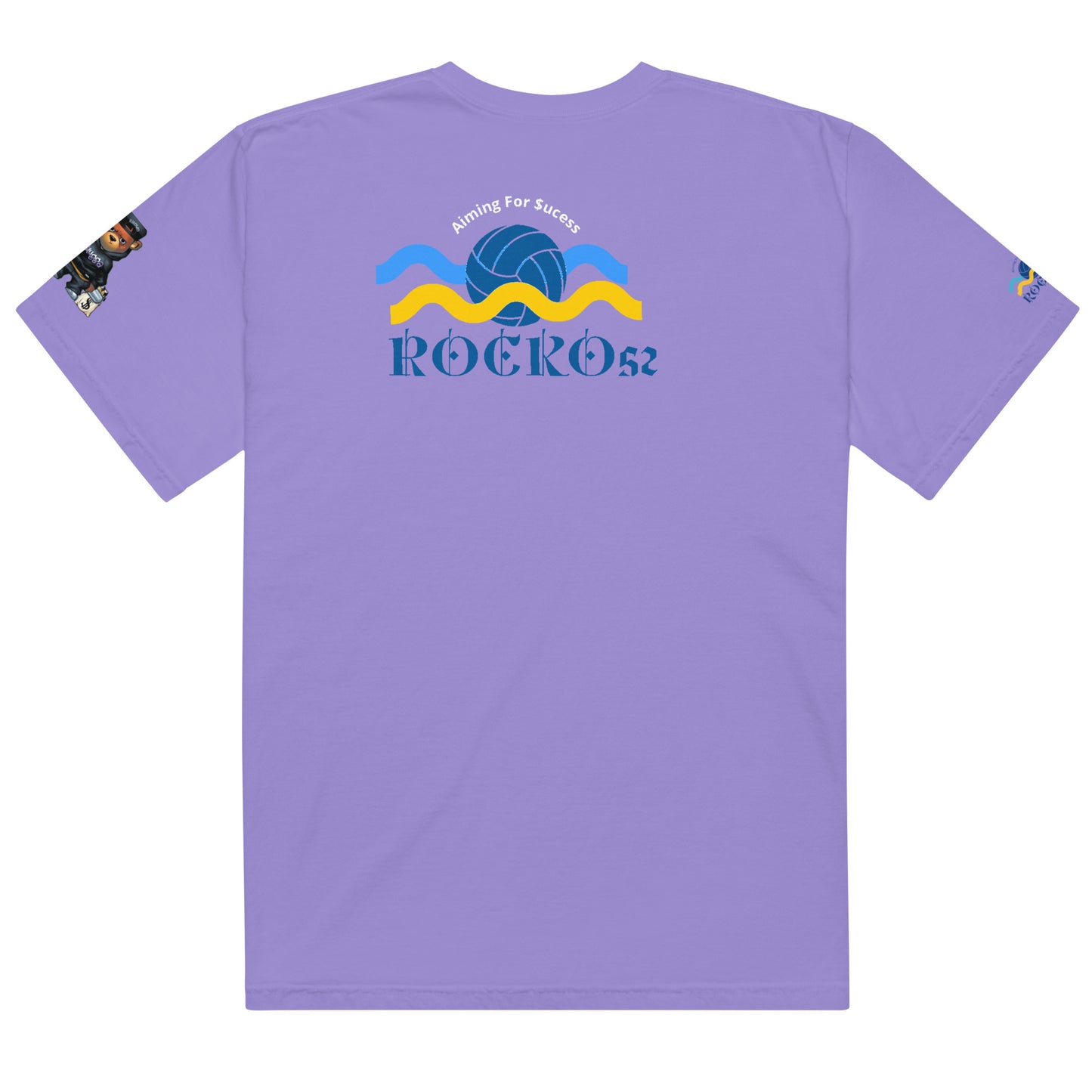 Rocko52 Men’s garment-dyed heavyweight t-shirt