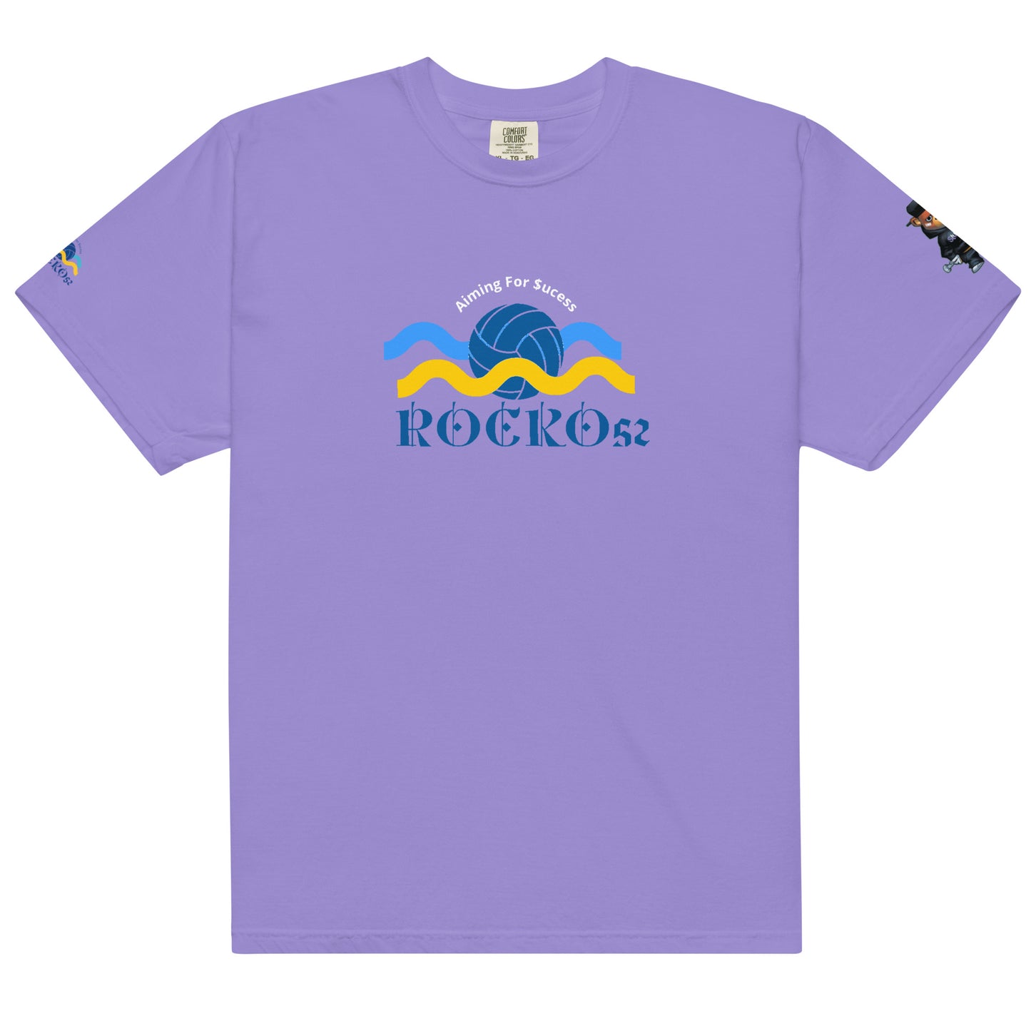 Rocko52 Men’s garment-dyed heavyweight t-shirt