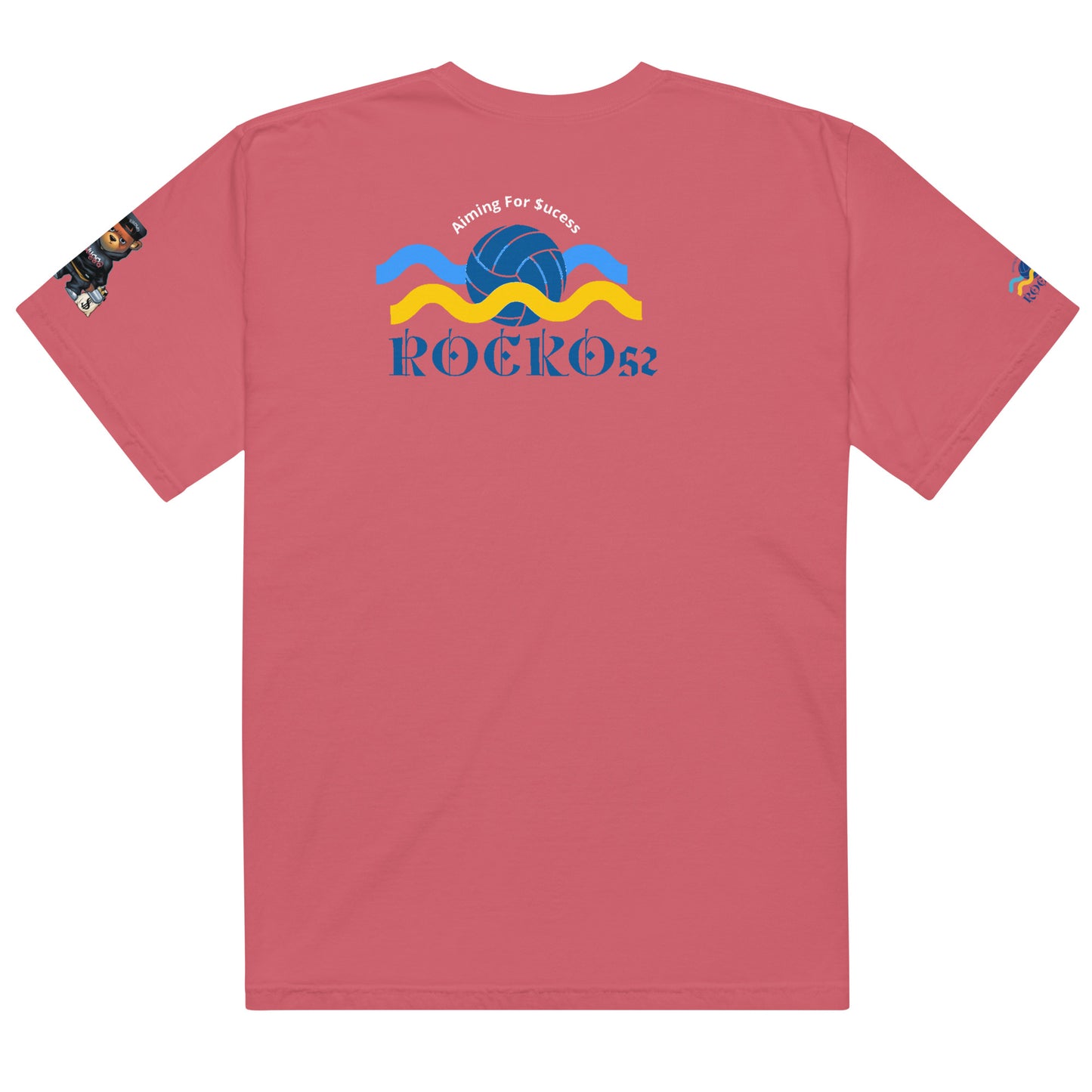 Rocko52 Men’s garment-dyed heavyweight t-shirt