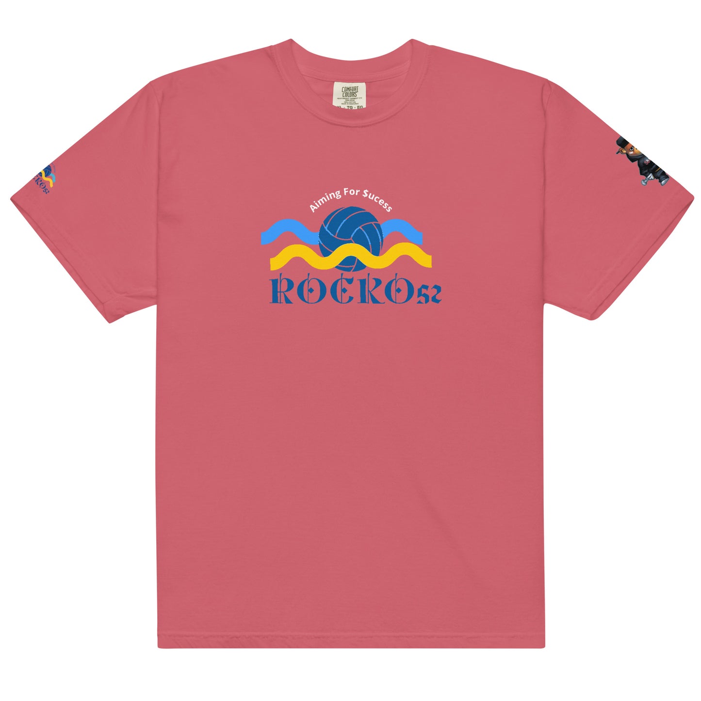 Rocko52 Men’s garment-dyed heavyweight t-shirt