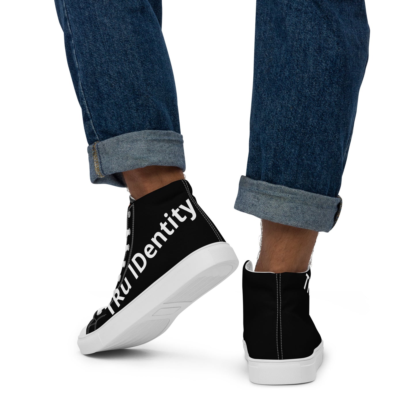 TRu IDentity Men’s high top canvas shoes