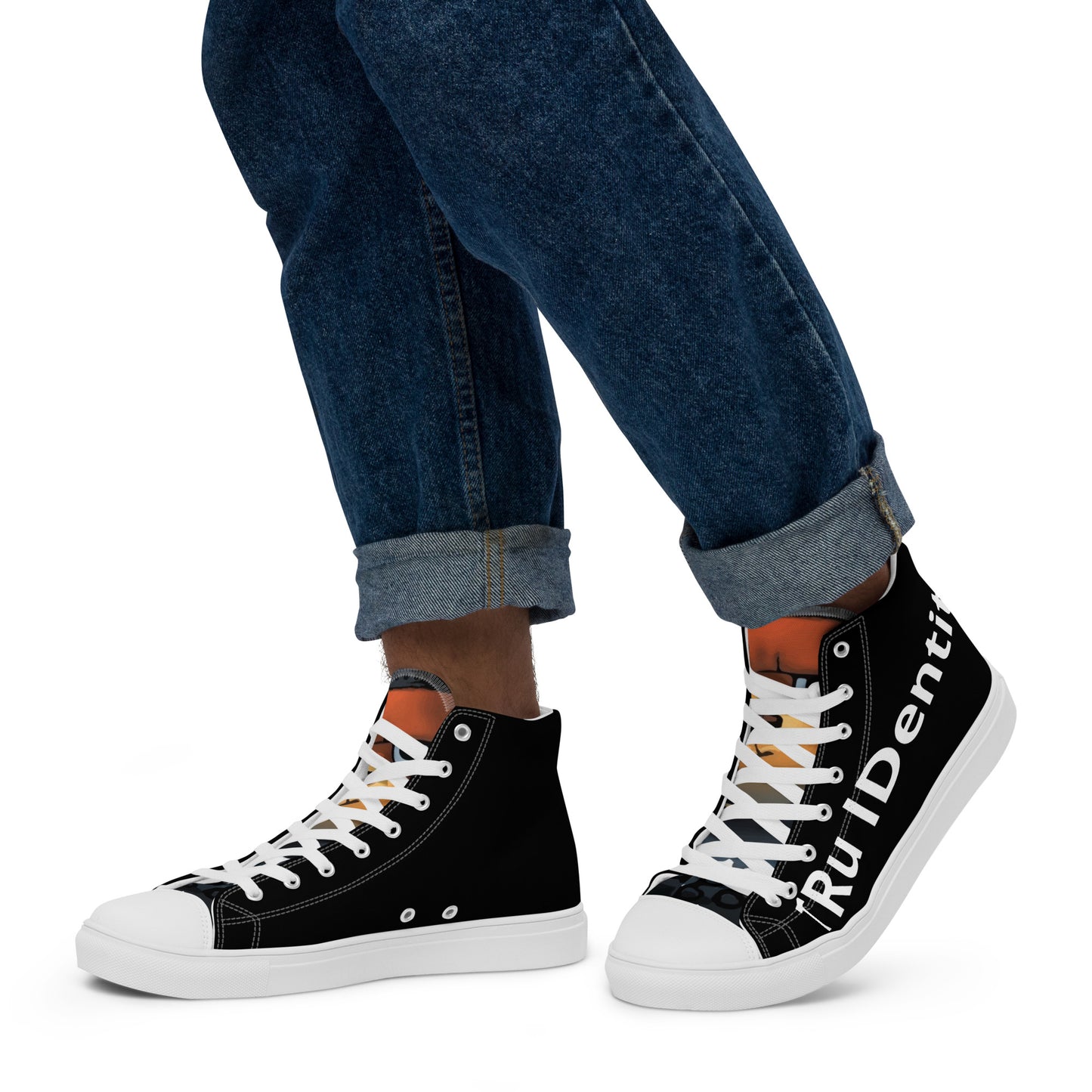 TRu IDentity Men’s high top canvas shoes