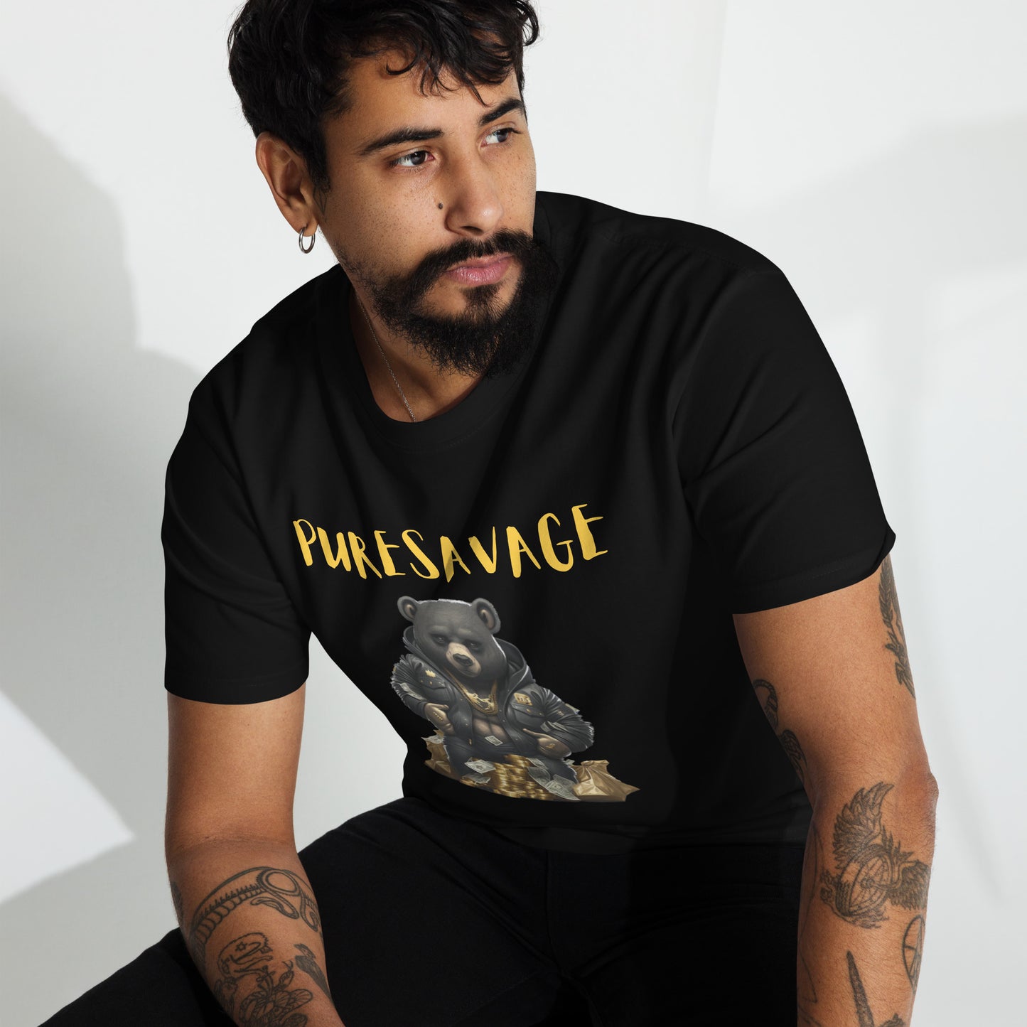 Black Billionaire Men’s premium heavyweight tee