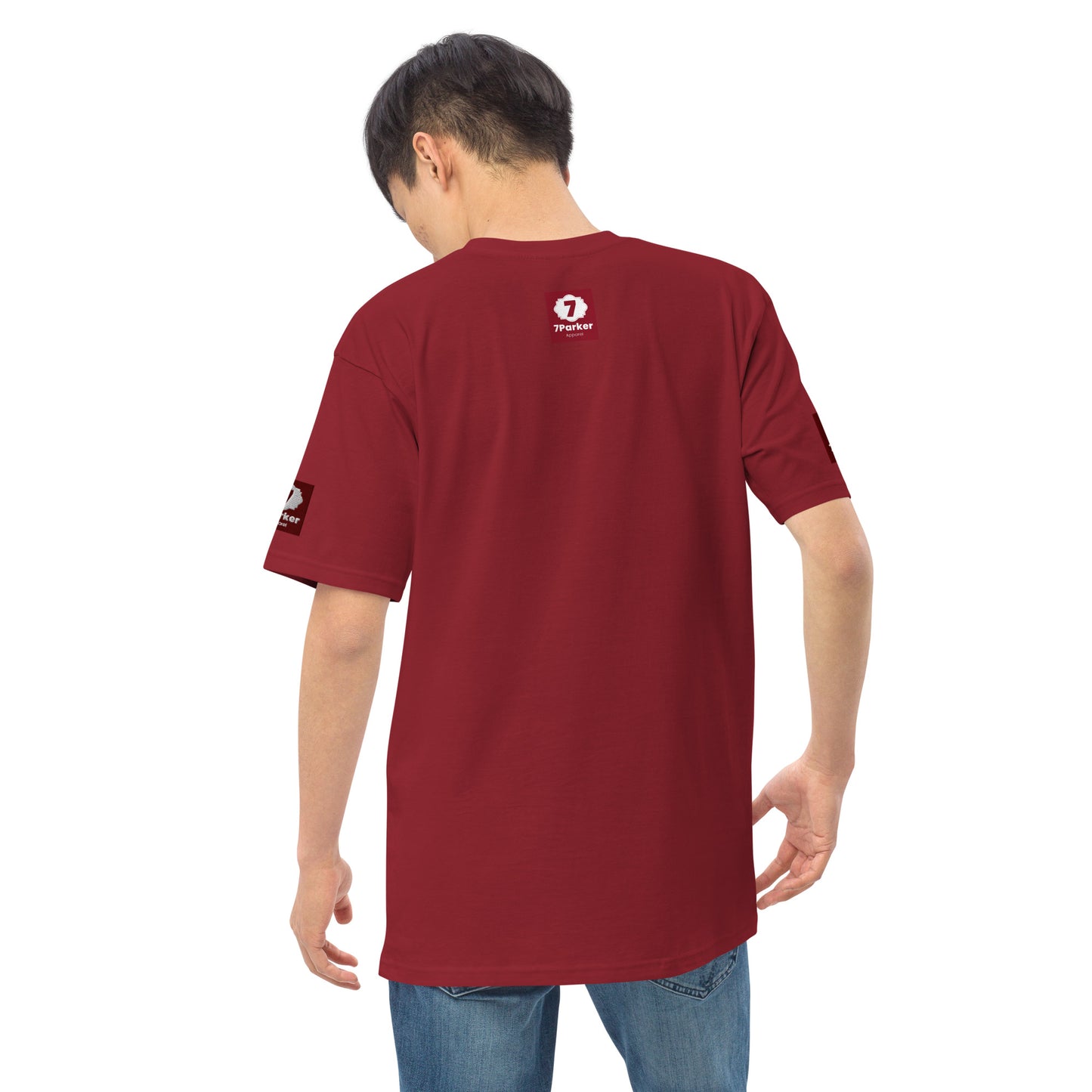 7Parker Men’s premium heavyweight tee