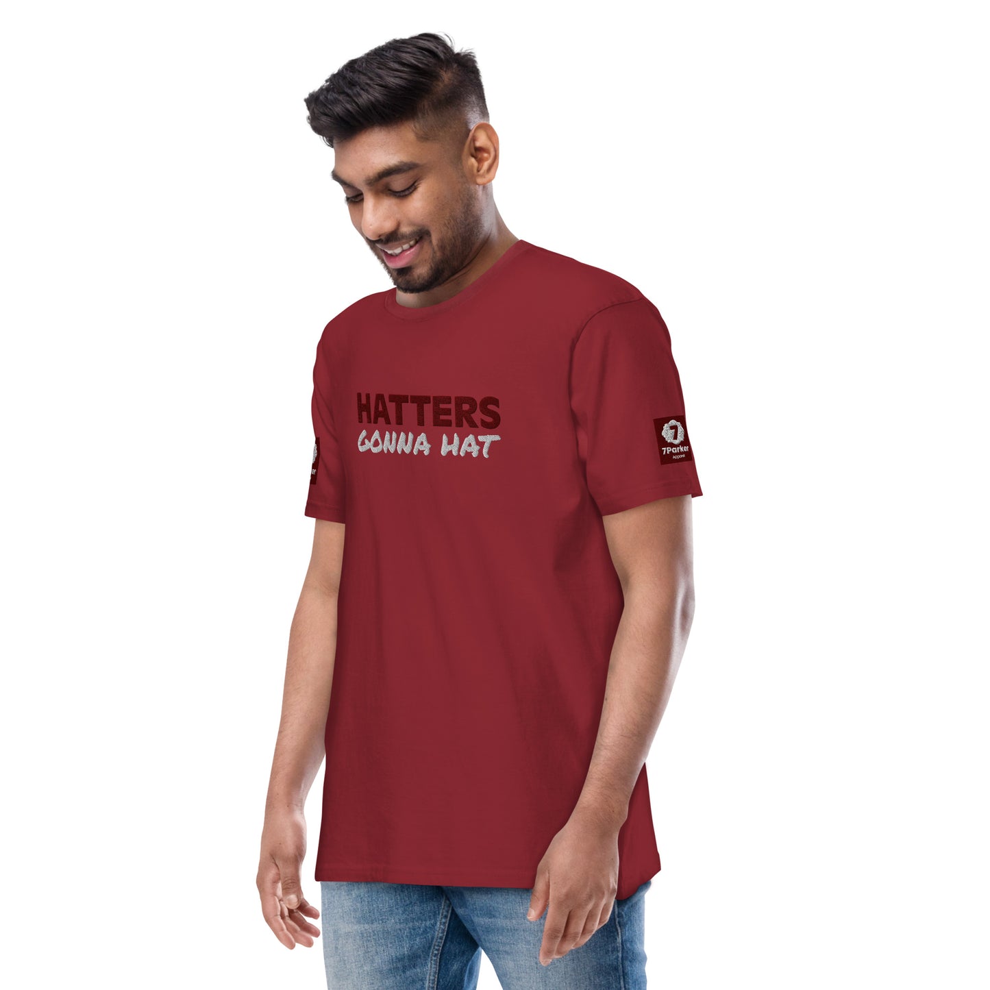 7Parker Men’s premium heavyweight tee