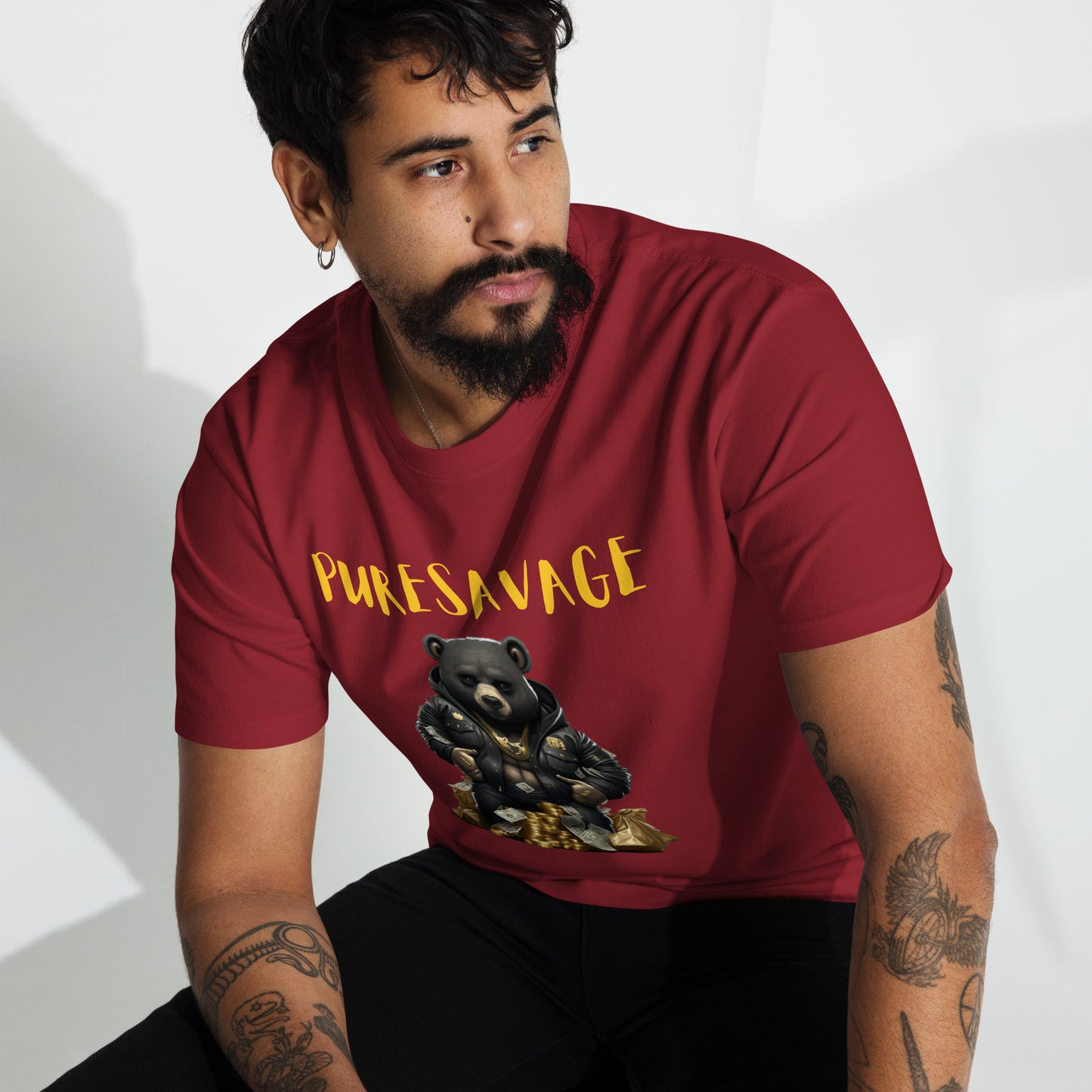 Black Billionaire Men’s premium heavyweight tee