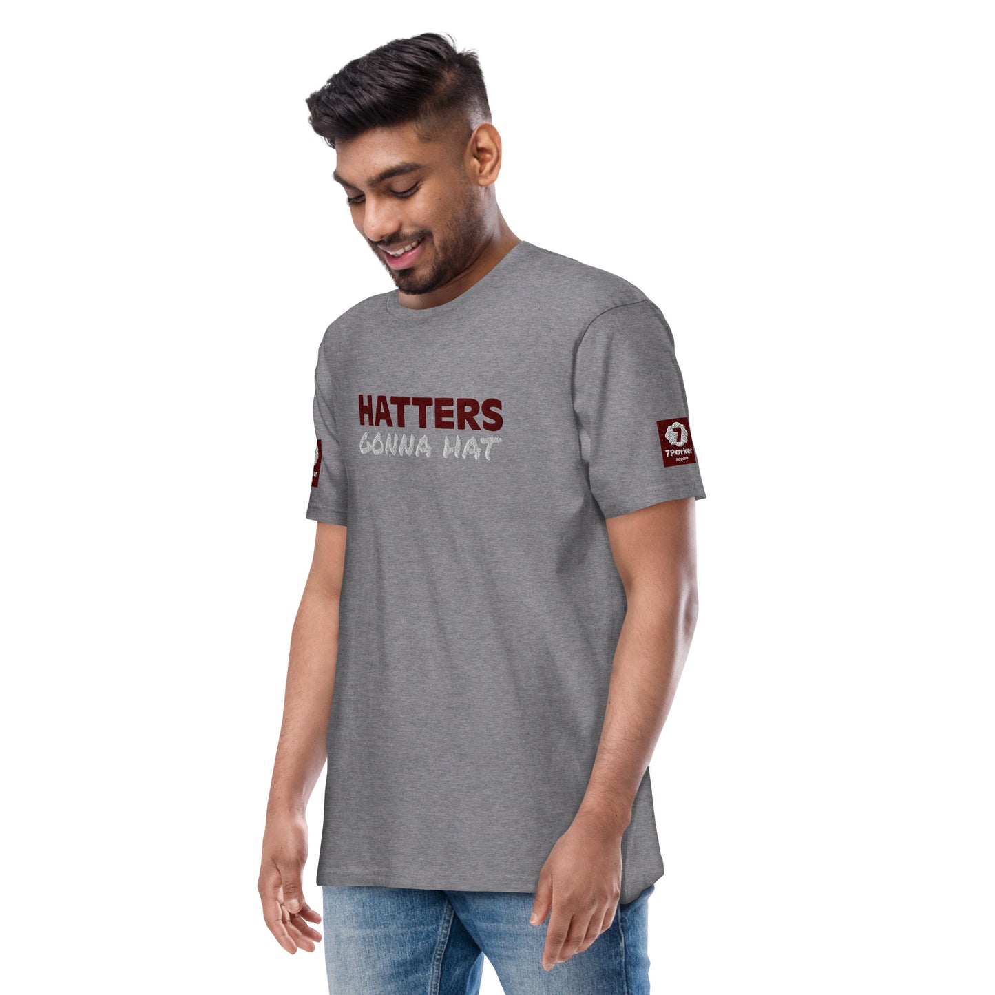 7Parker Men’s premium heavyweight tee