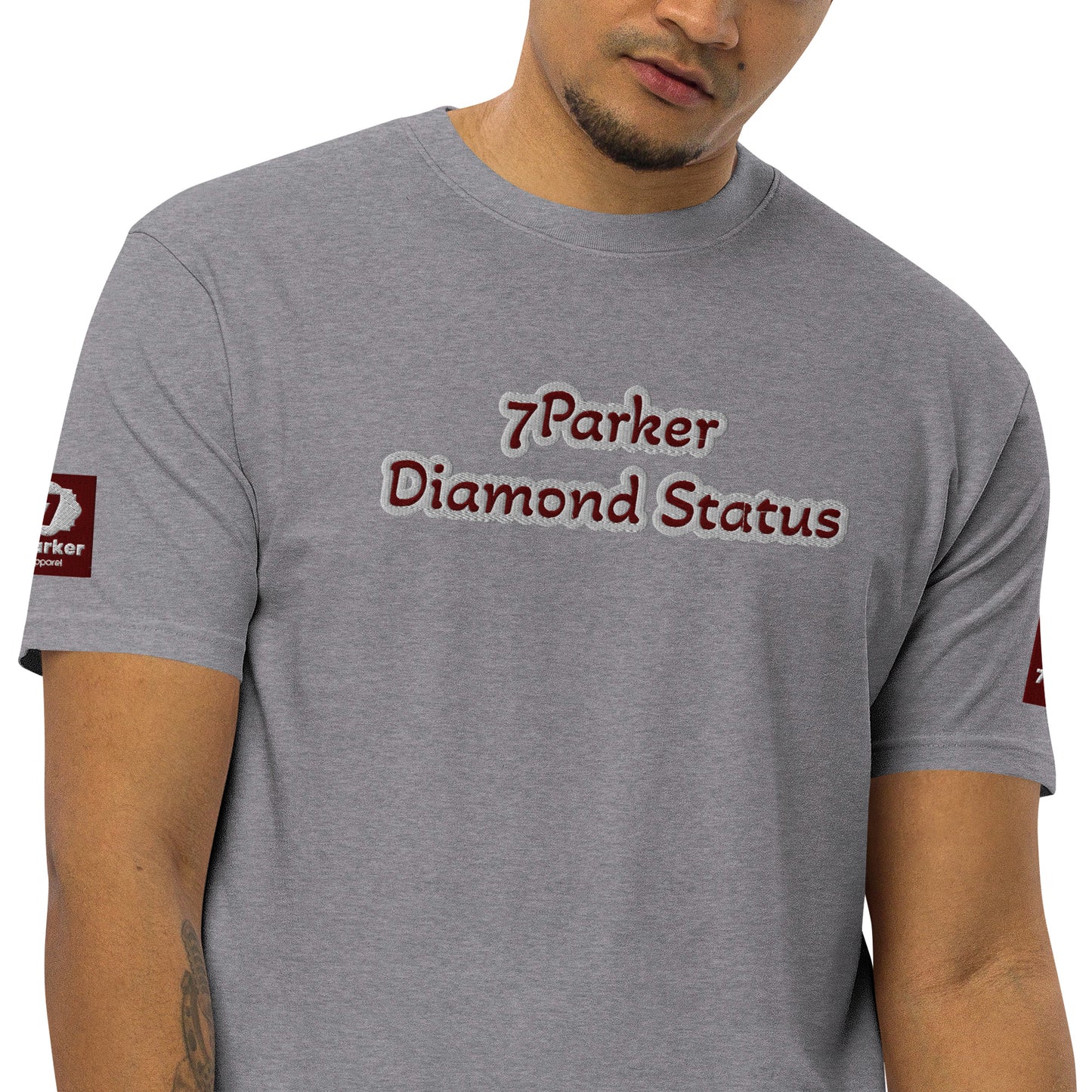 7Parker men’s premium heavyweight tee