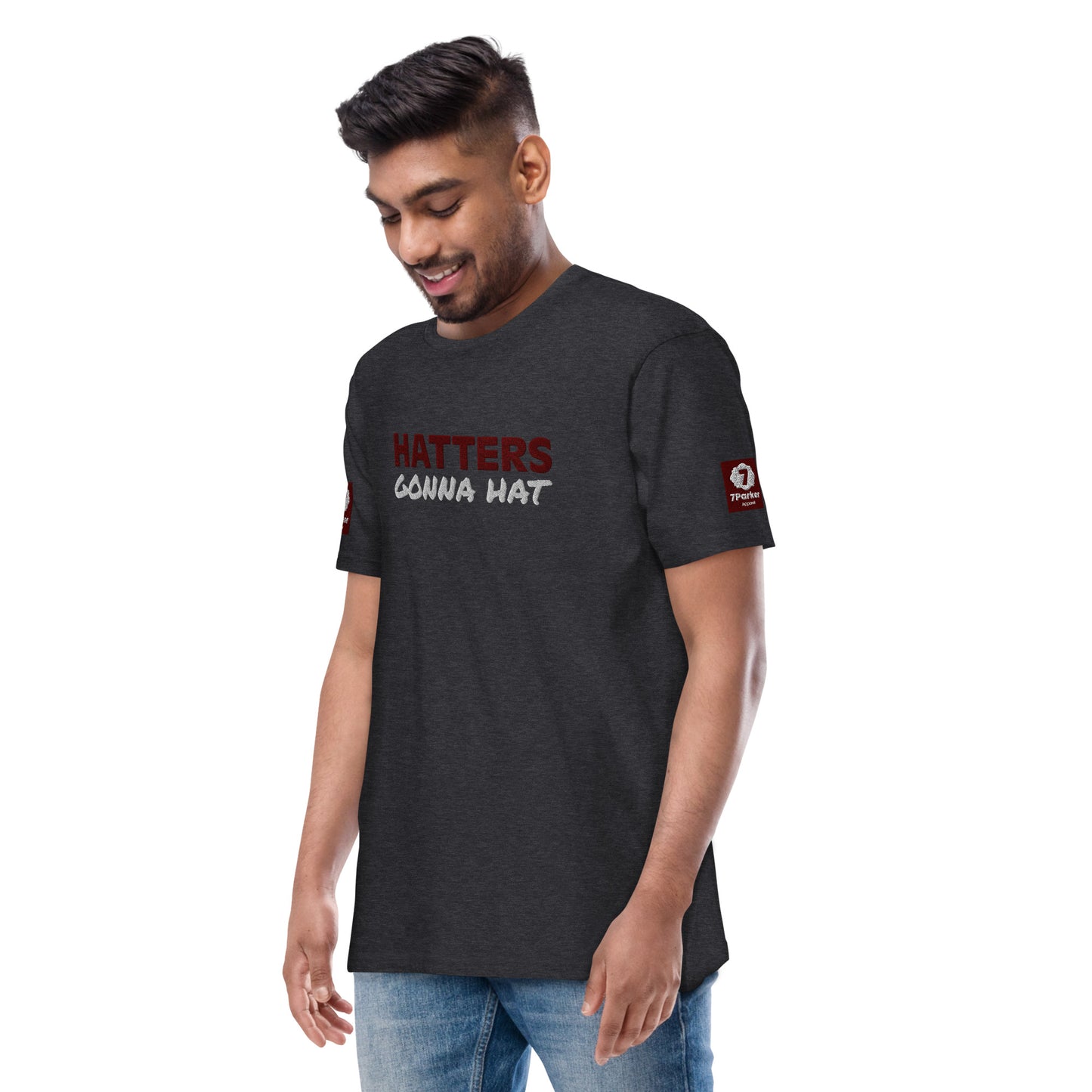 7Parker Men’s premium heavyweight tee