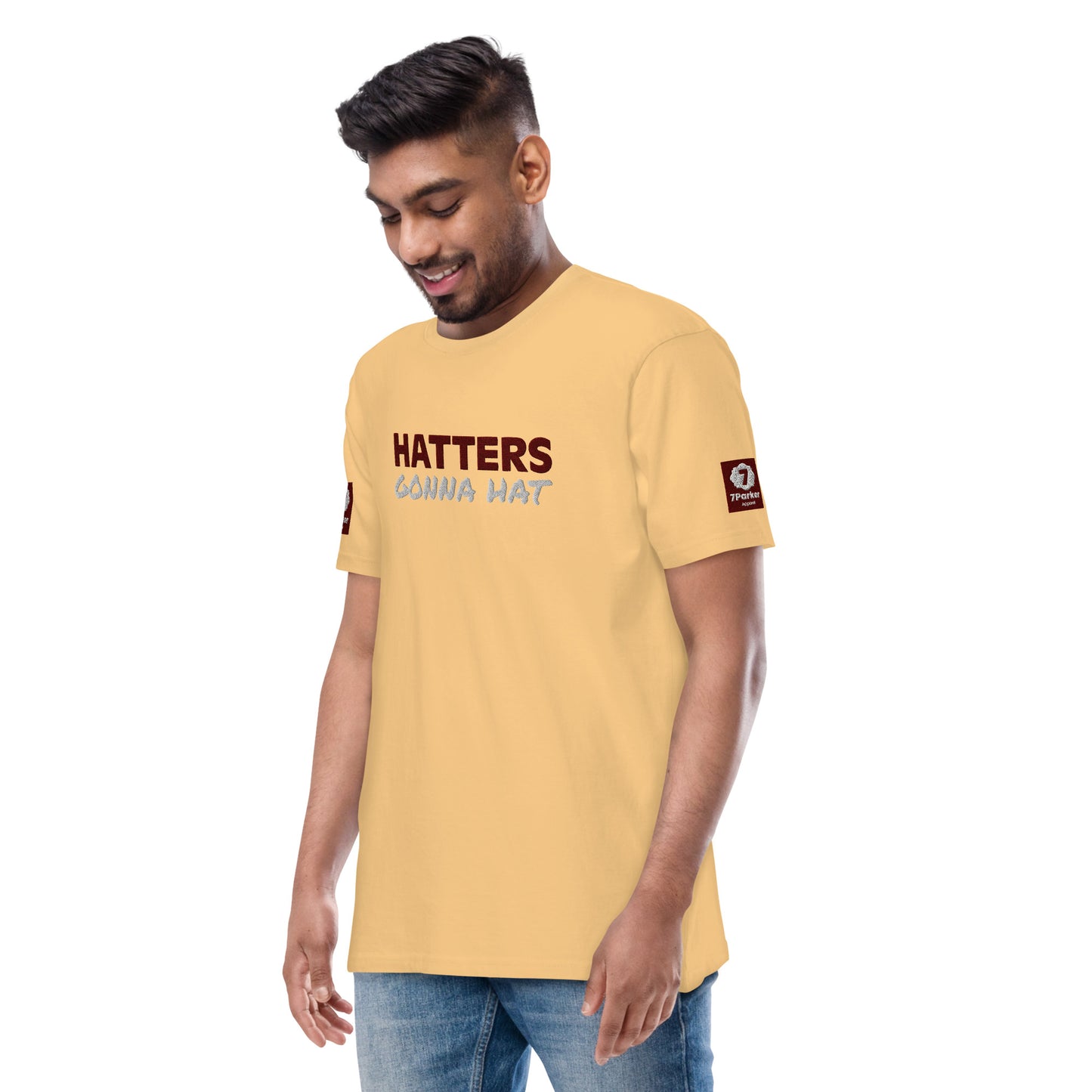 7Parker Men’s premium heavyweight tee