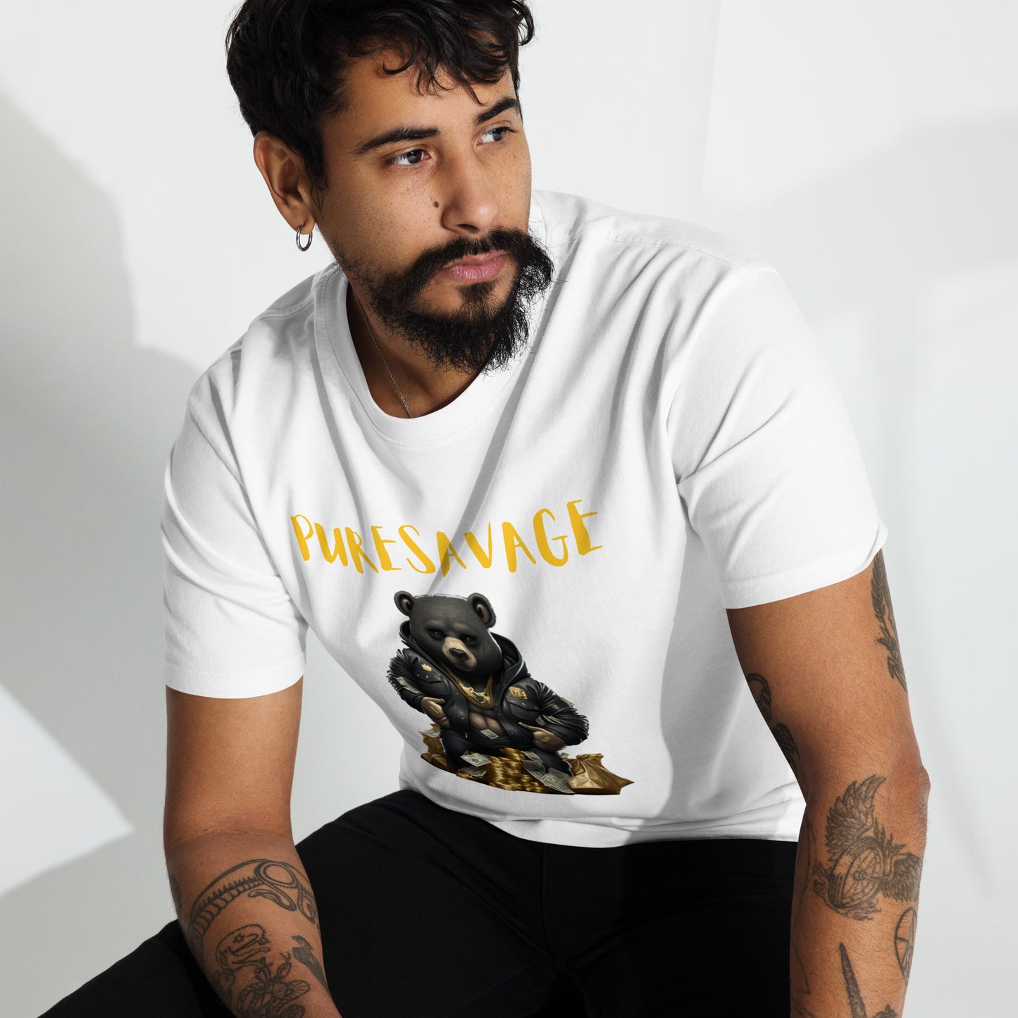 Black Billionaire Men’s premium heavyweight tee