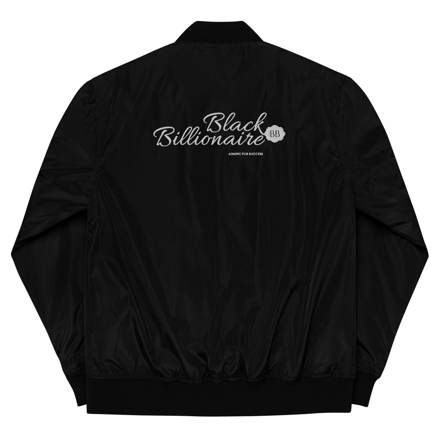 Black Billionaire (Premium recycled bomber jacket)