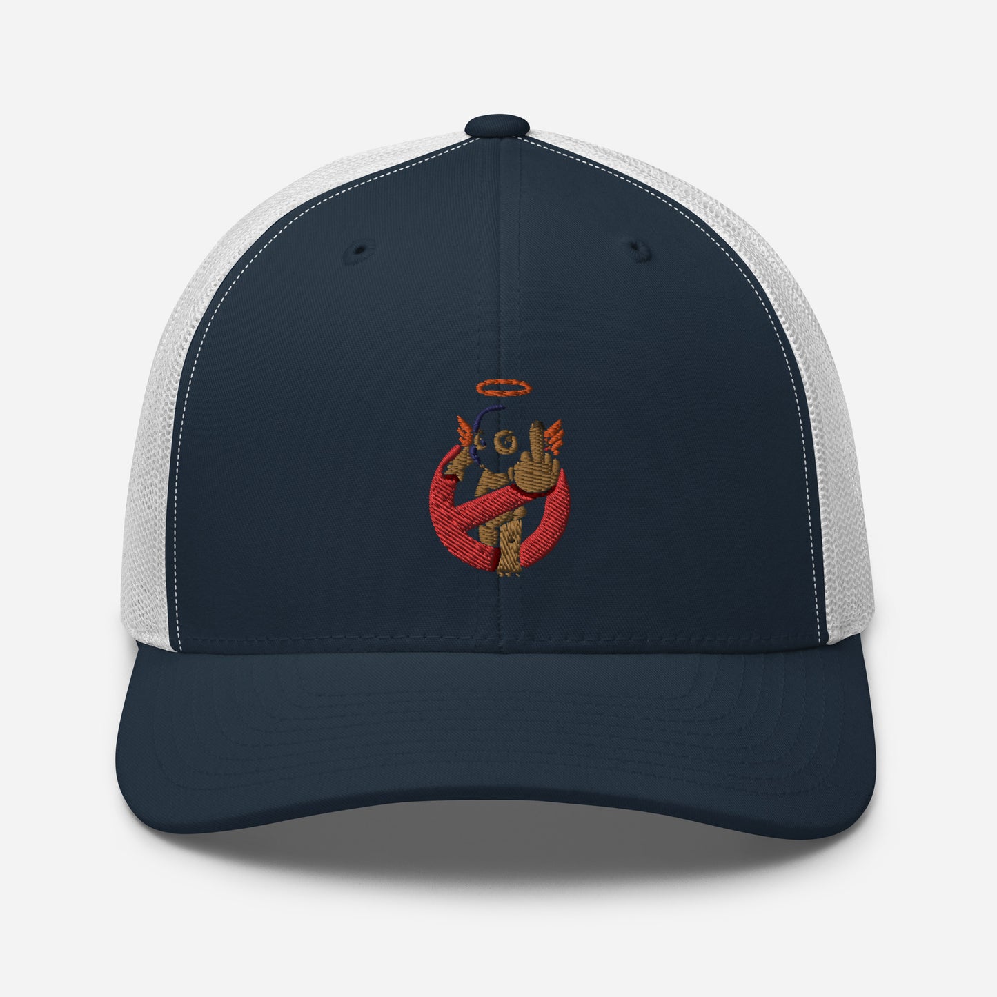 Embroidered Logo Trucker Cap