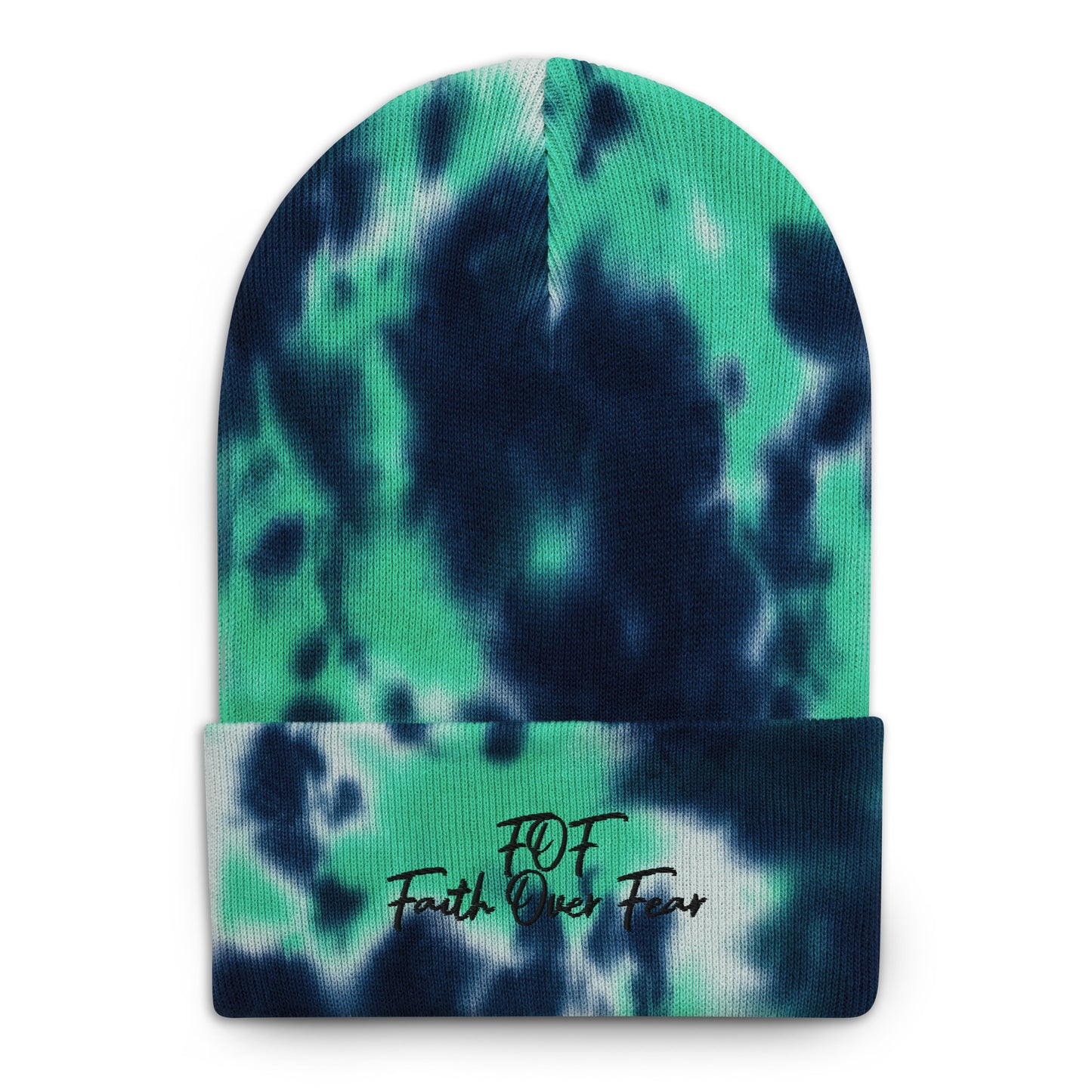 Faith Over Fear (Tie-dye beanie)