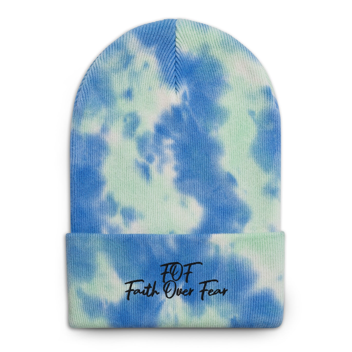 Faith Over Fear (Tie-dye beanie)