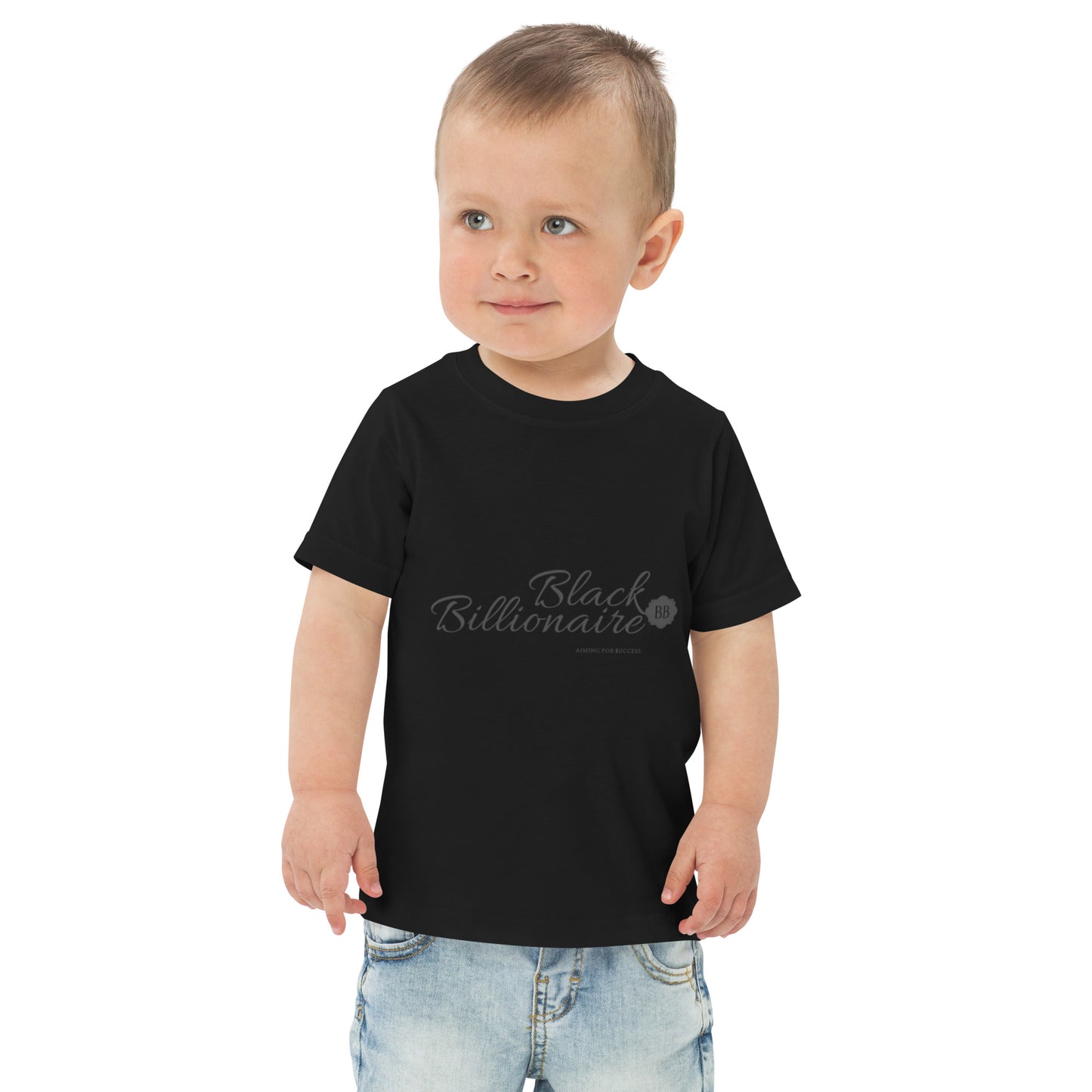 Black Billionaire (Toddler jersey t-shirt)