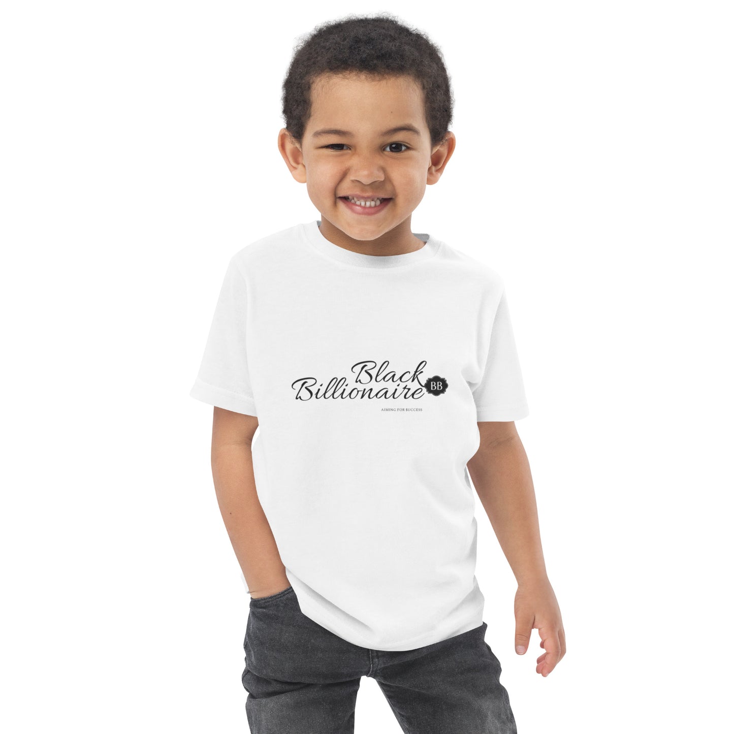 Black Billionaire (Toddler jersey t-shirt)