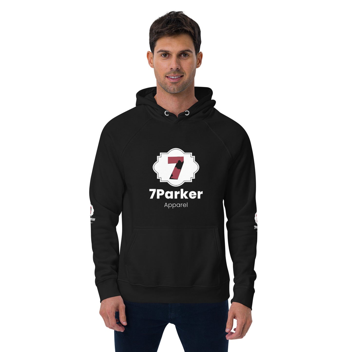 7parker Unisex eco raglan hoodie