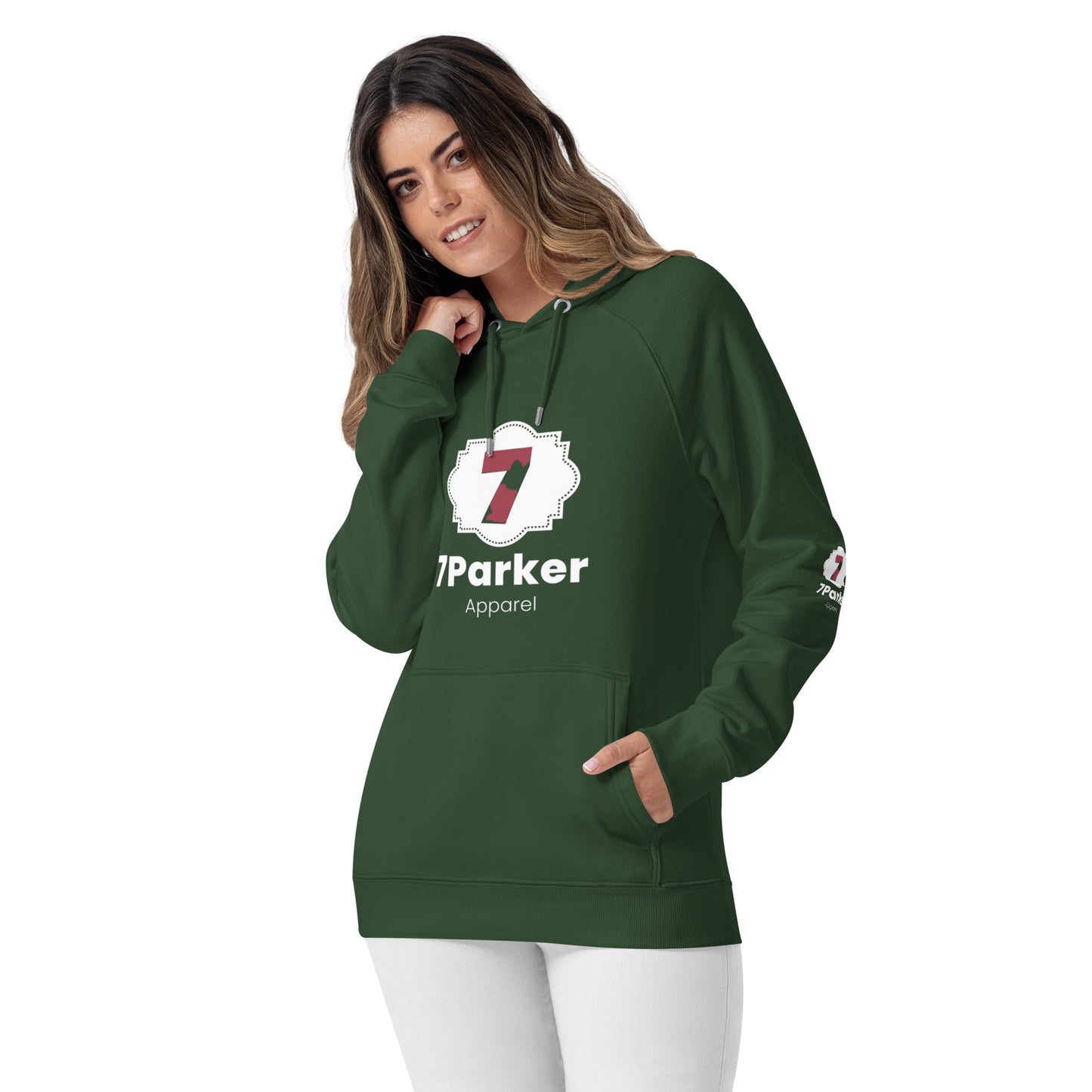 7parker Unisex eco raglan hoodie