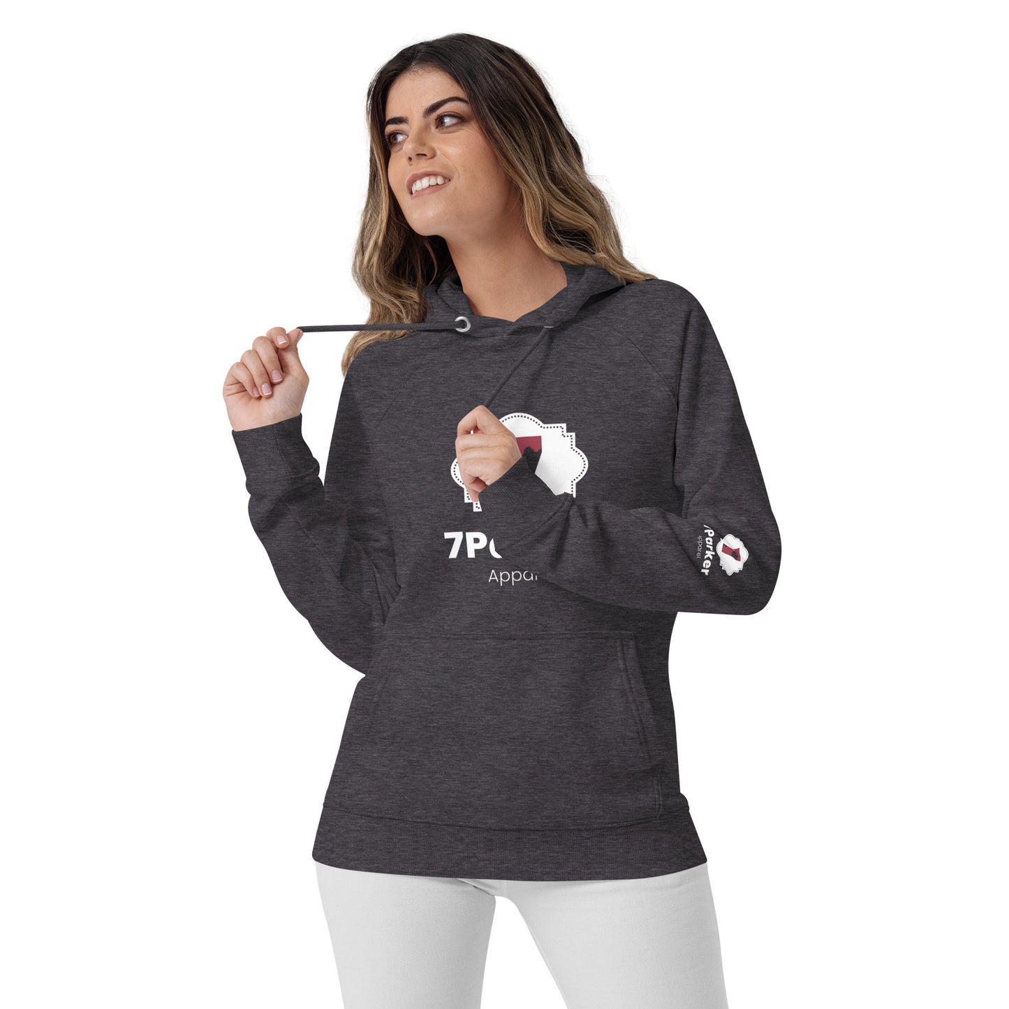 7parker Unisex eco raglan hoodie