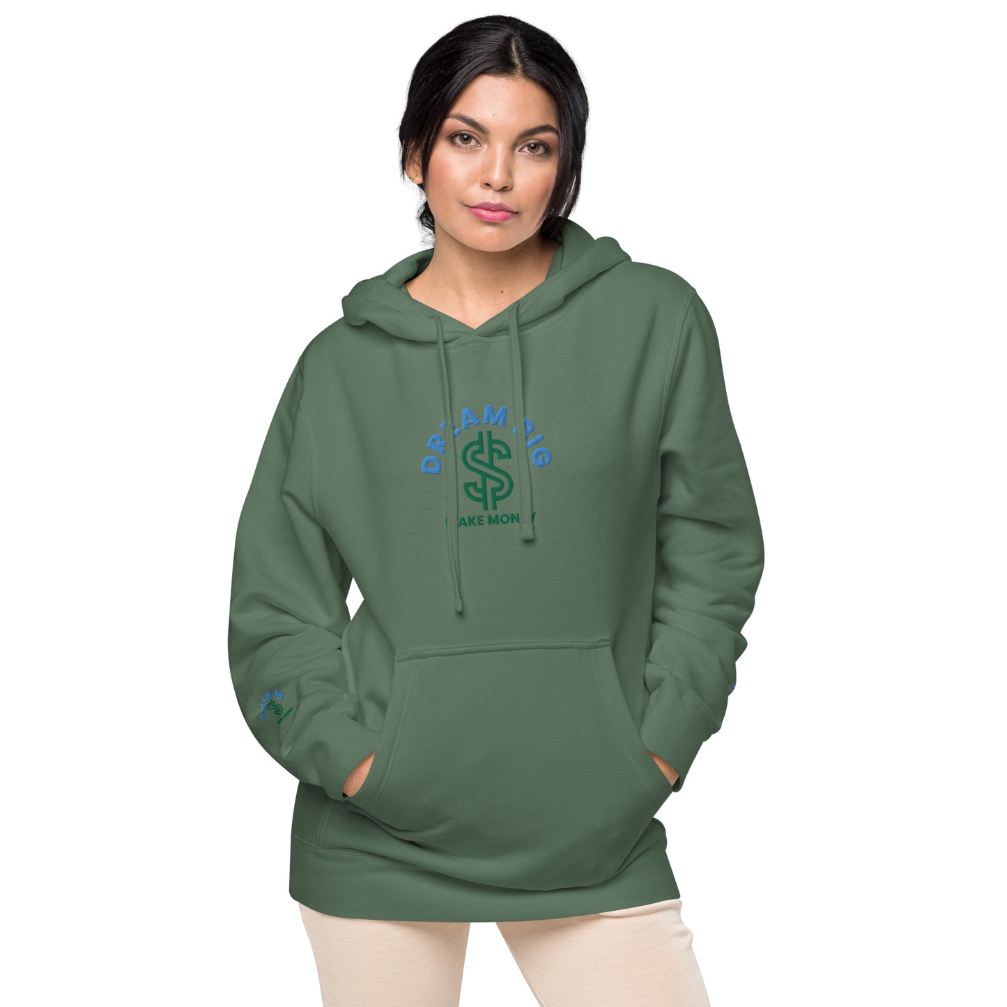 Dream Big (Unisex pigment-dyed hoodie)