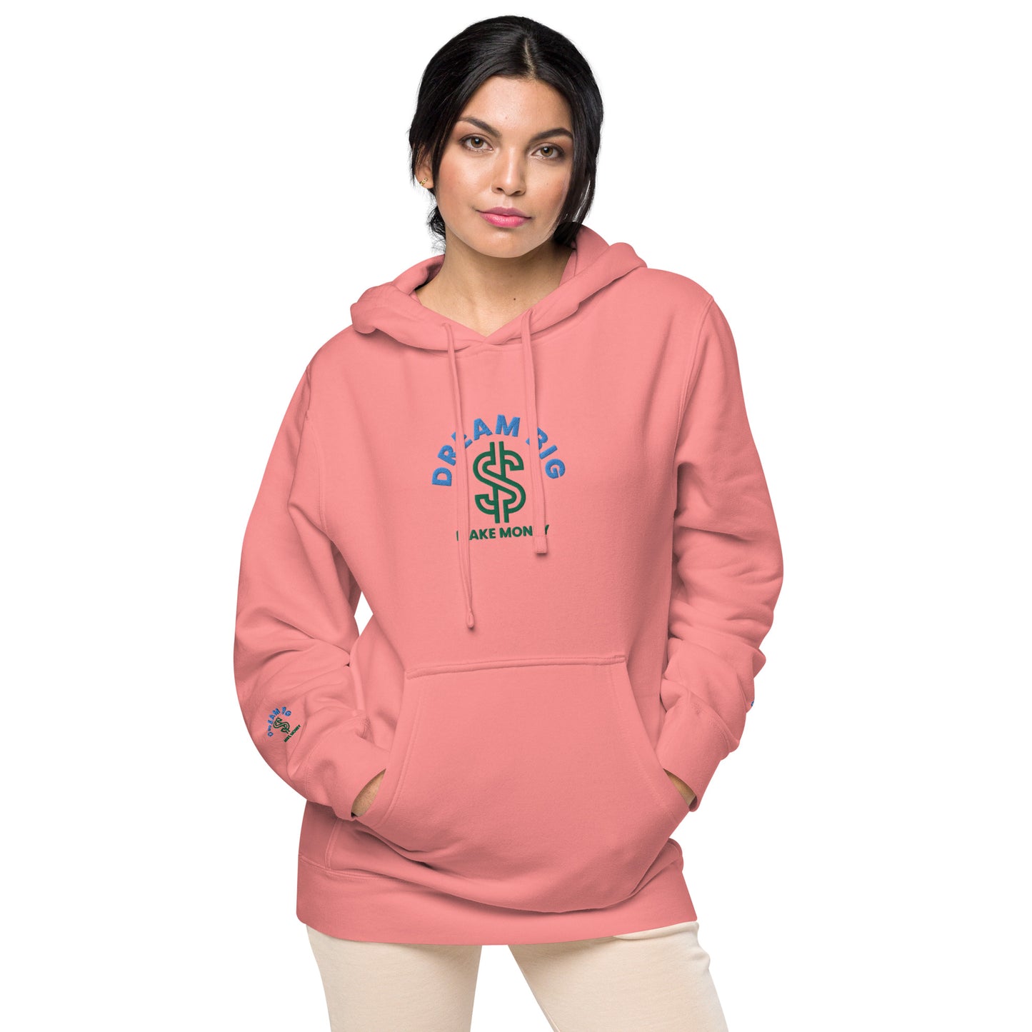 Dream Big (Unisex pigment-dyed hoodie)