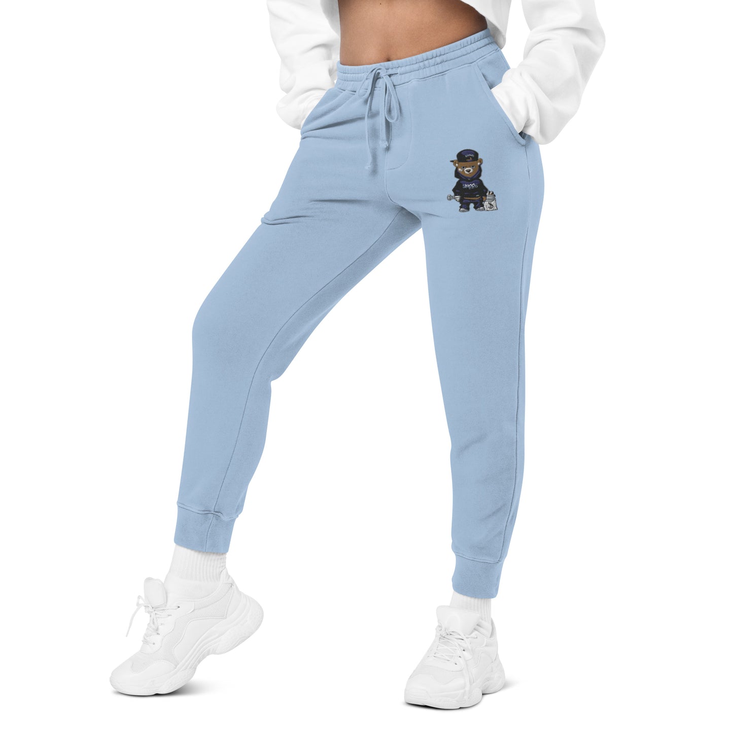 Bear Logo Unisex pigment-dyed sweatpants