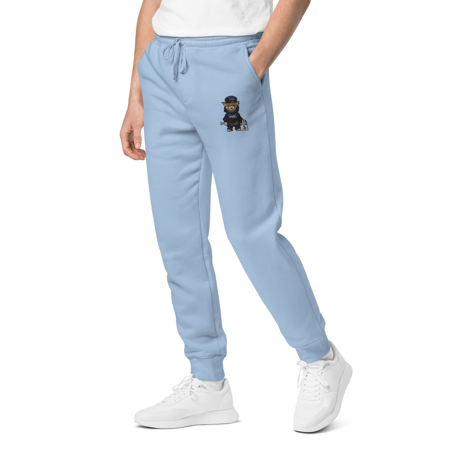 Bear Logo Unisex pigment-dyed sweatpants