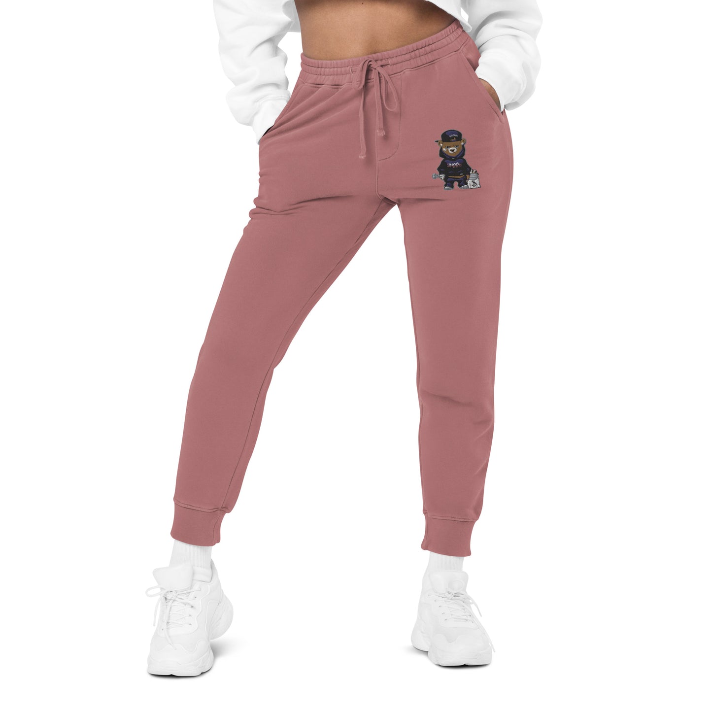 Bear Logo Unisex pigment-dyed sweatpants