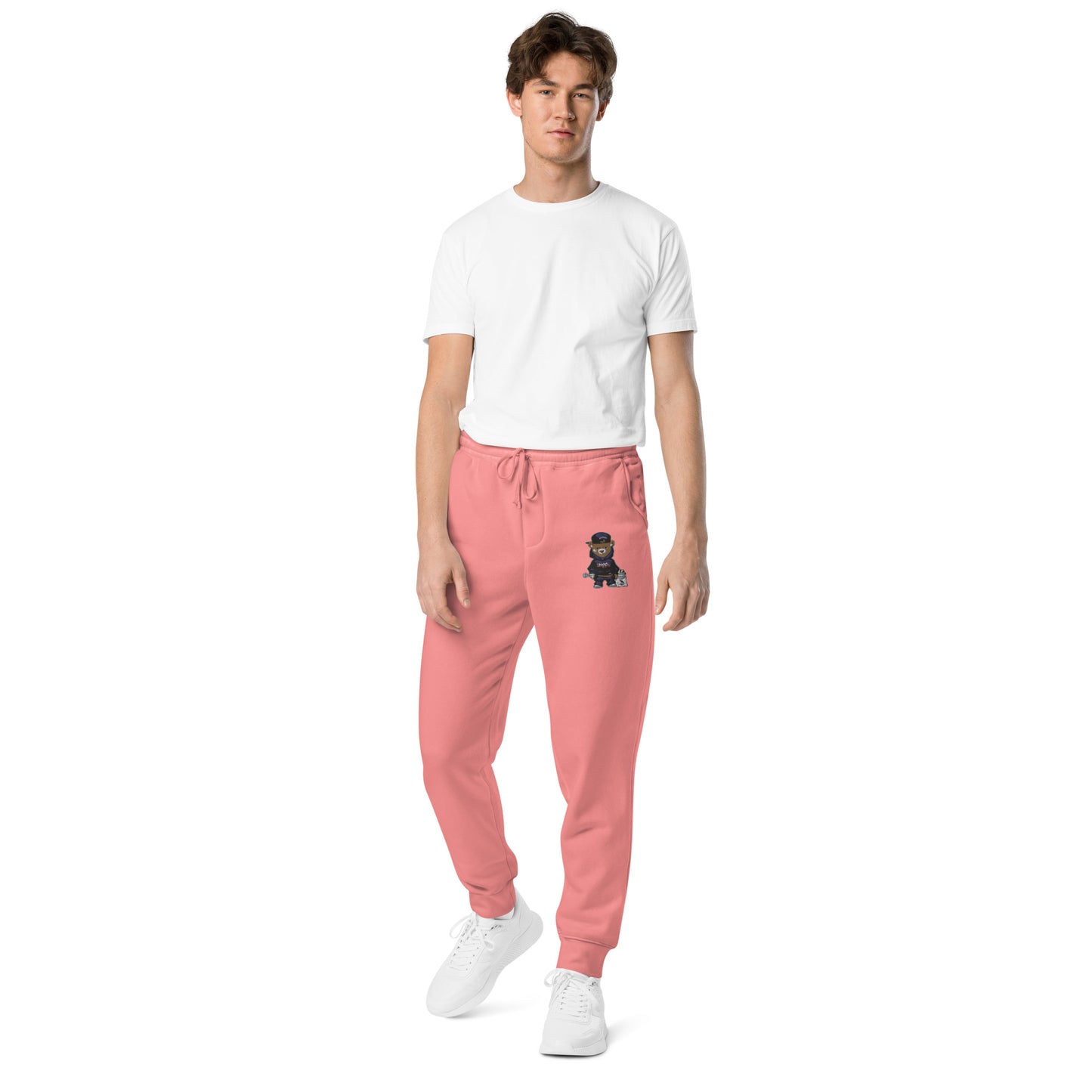 Bear Logo Unisex pigment-dyed sweatpants