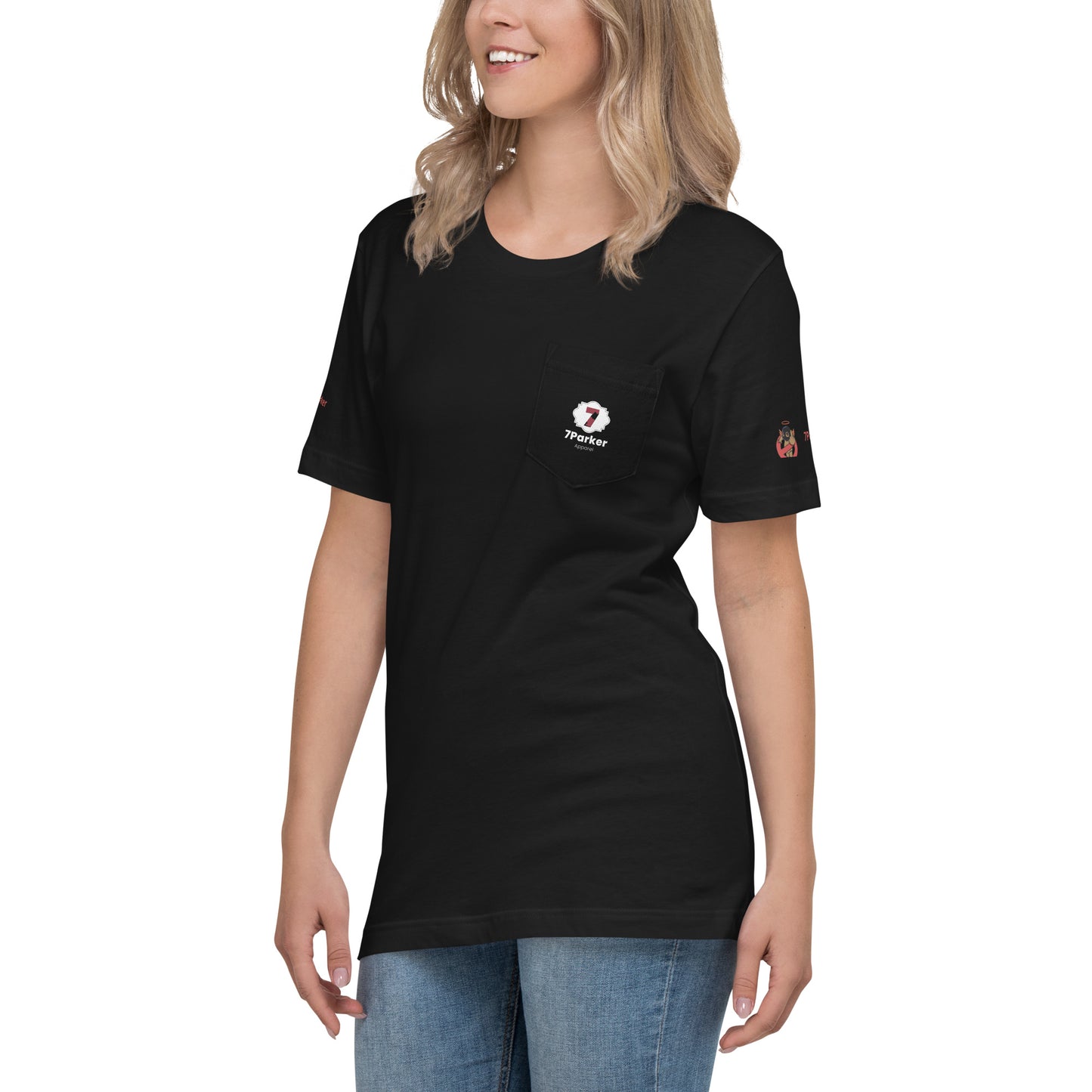 7parker Unisex Pocket T-Shirt