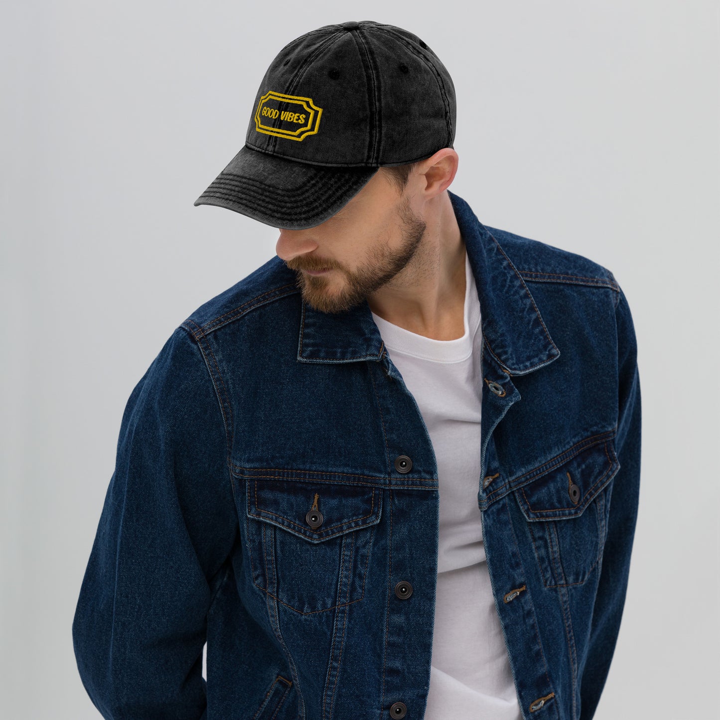 Good Vibe Vintage Cotton Twill Cap