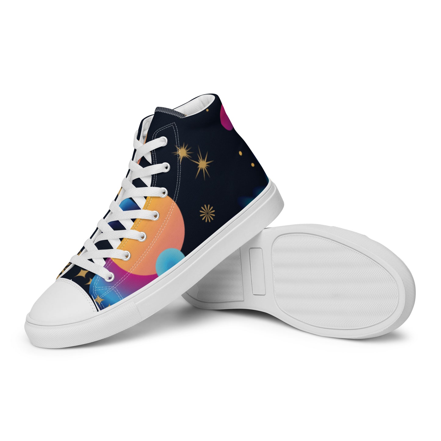 Black Billionaire Women’s high top canvas shoes